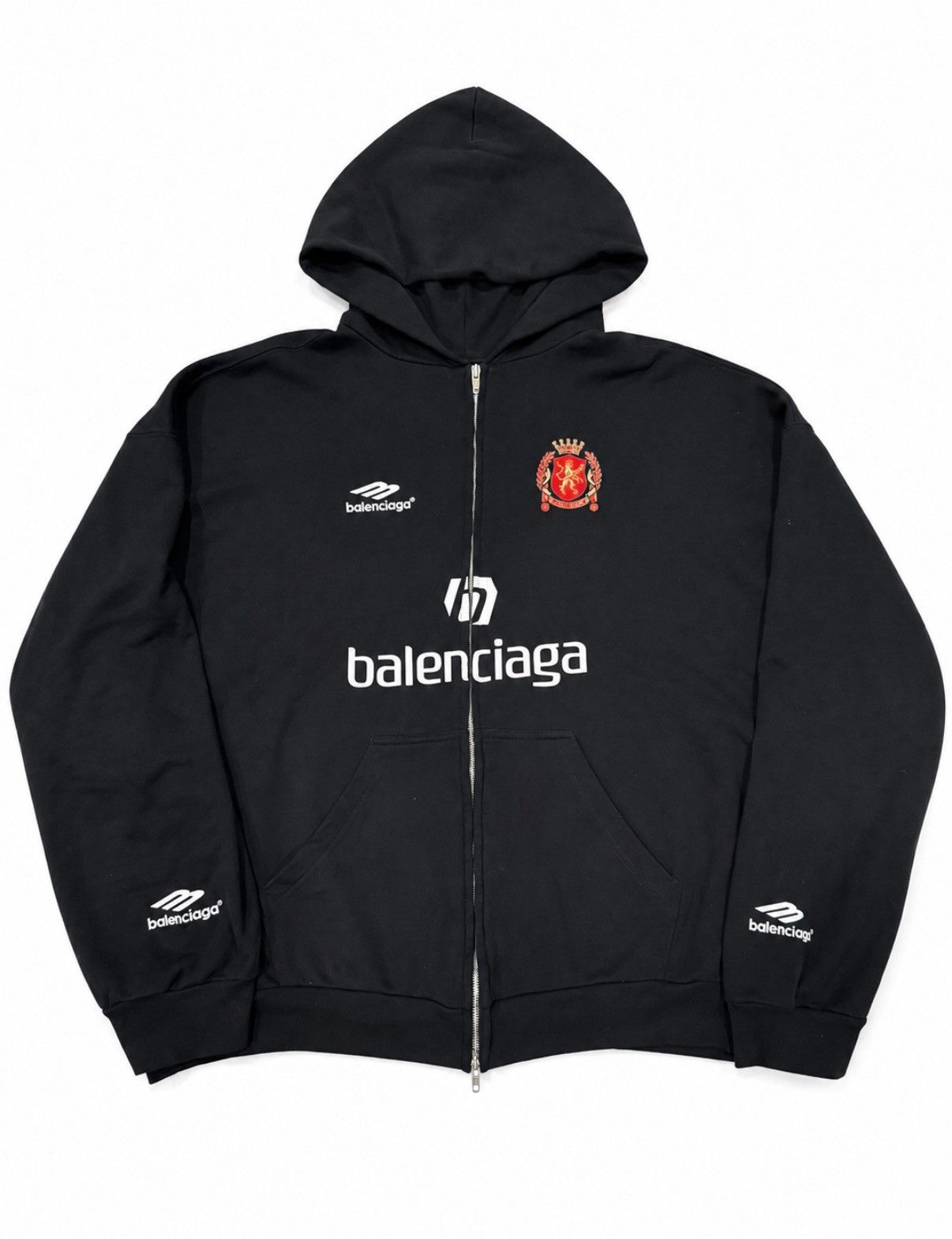 Balenciaga Balenciaga 'Paris' Soccer Hoodie | Grailed