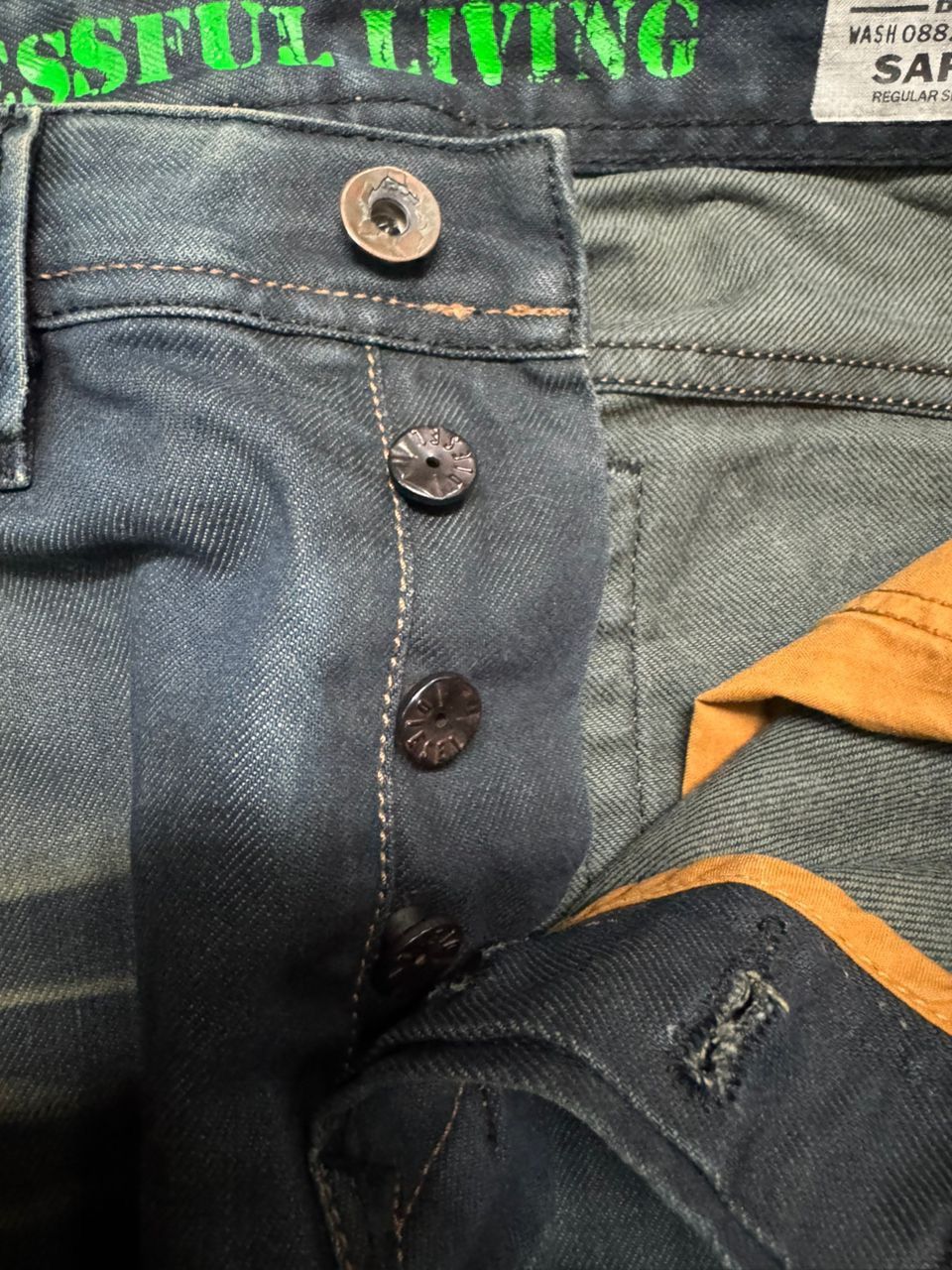 Diesel Diesel Safado Rusty Claw Mudwash Regular Slim-Straight Size US 29 - 16 Thumbnail