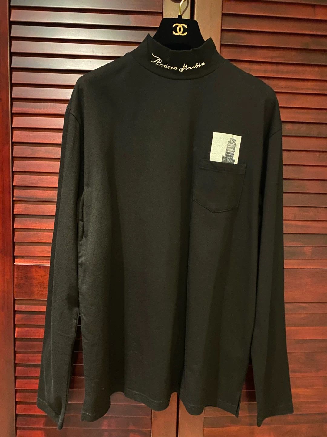 Andrea Pompilio ANDREA MARTIN Men's Long Sleeve Turtleneck Size US M / EU 48-50 / 2 - 1 Thumbnail