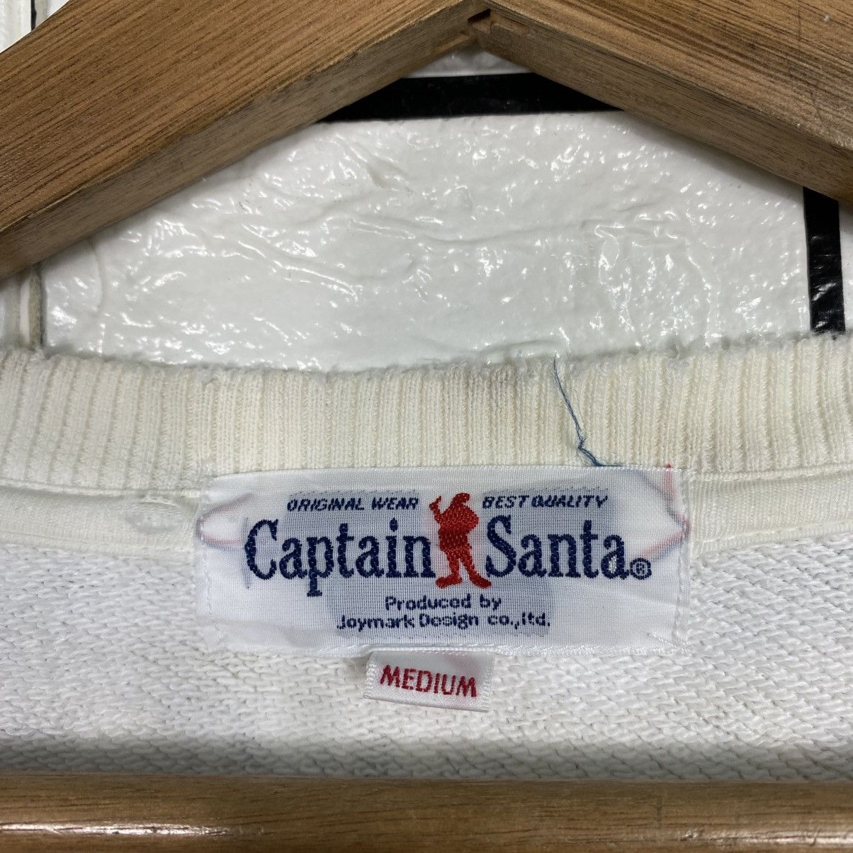 Japanese Brand 📌Vintage Sweatshirt Crewneck Captain Santa Full Print Size US M / EU 48-50 / 2 - 17 Thumbnail