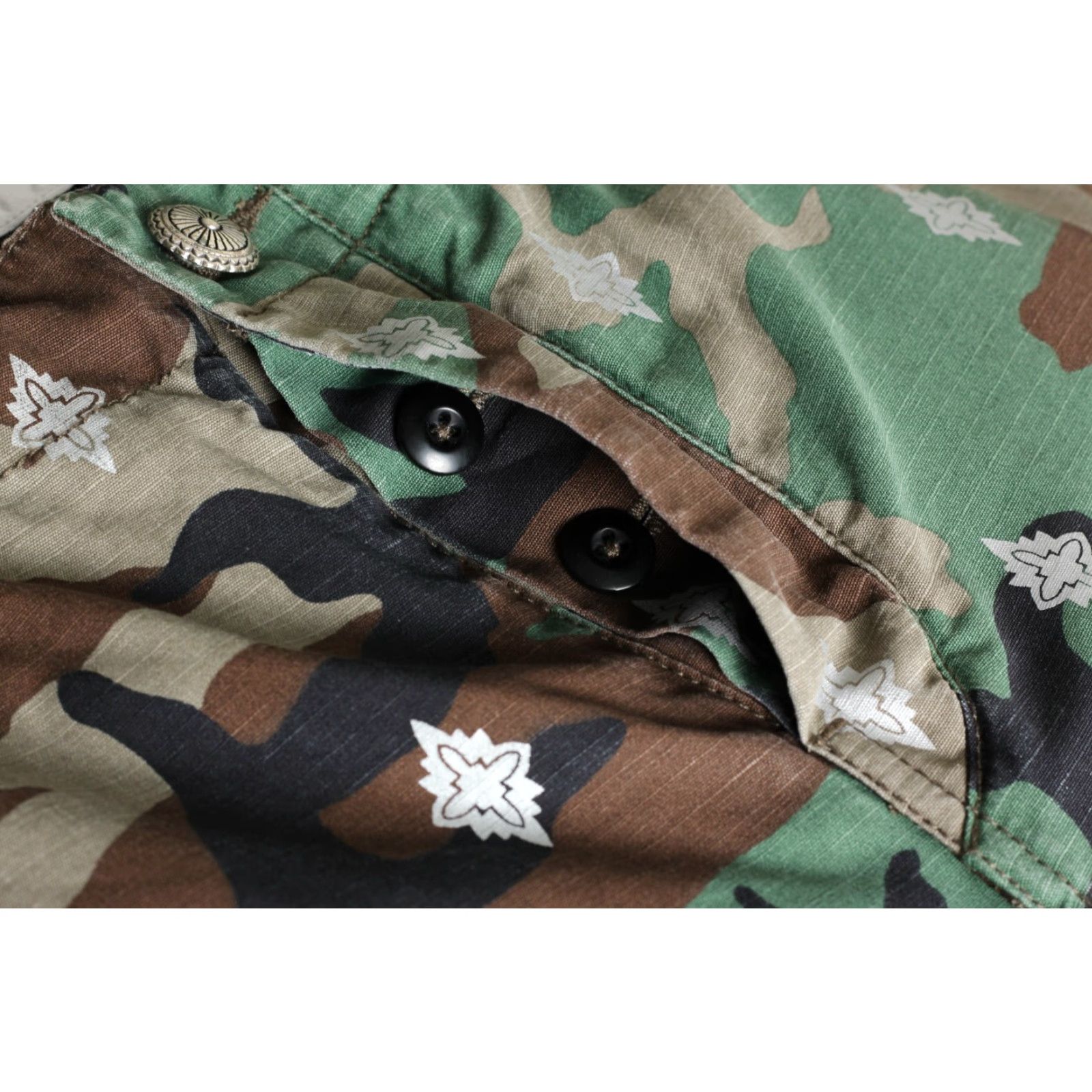 Replay REPLAY W8769N Camouflage Cargo Pants Trousers Women Size 27 30x28 DZ3402 Size 27" / US 4 / IT 40 - 6 Thumbnail