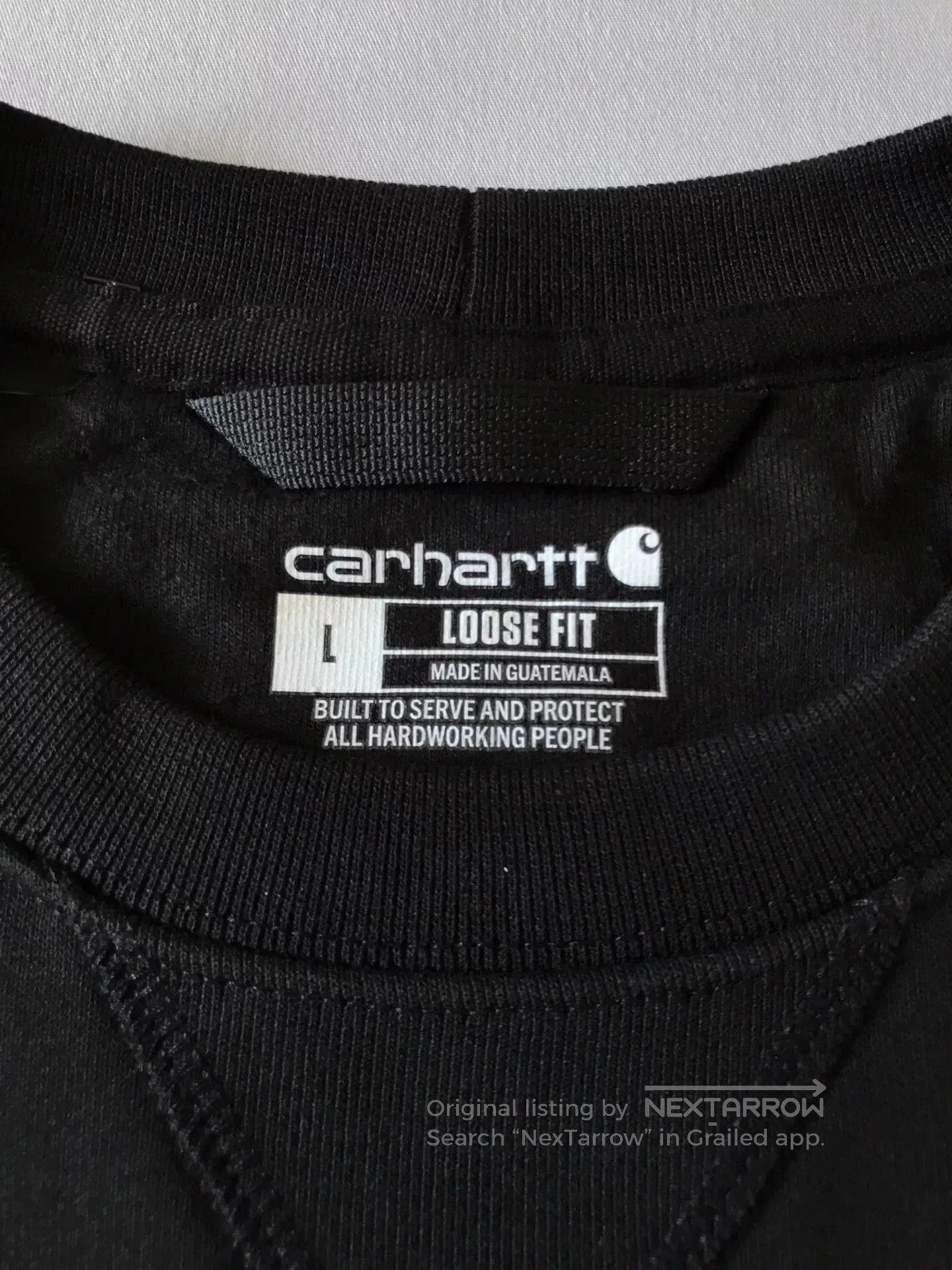 Carhartt Carhartt K124 Black Crewneck Sweatshirt. Size US L / EU 52-54 / 3 - 6 Thumbnail