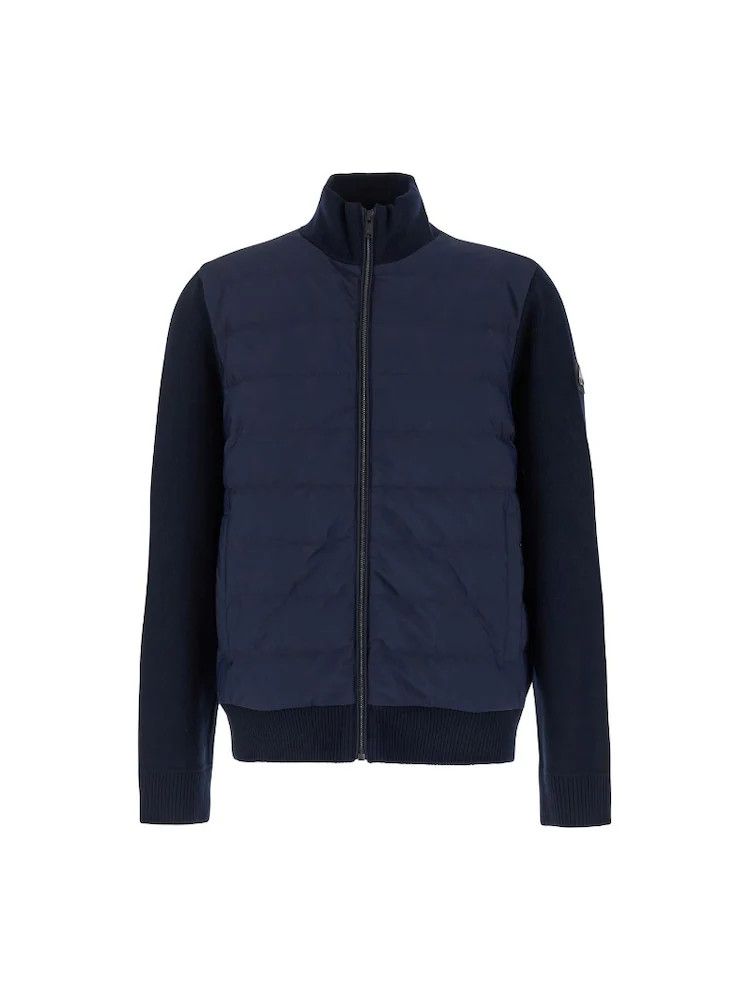Moose Knuckles o1s22i1n1124 Hybrid Kamet Cardigan in Blue Size US S / EU 44-46 / 1 - 1 Thumbnail