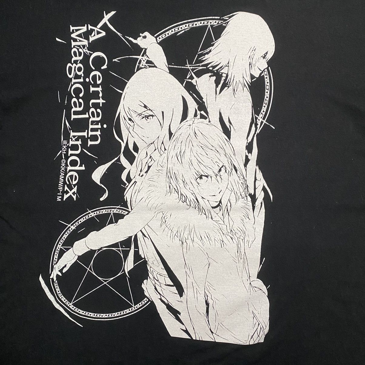 Anime A Certain Magical Index Anime Promo T Shirt Size US M / EU 48-50 / 2 - 4 Thumbnail