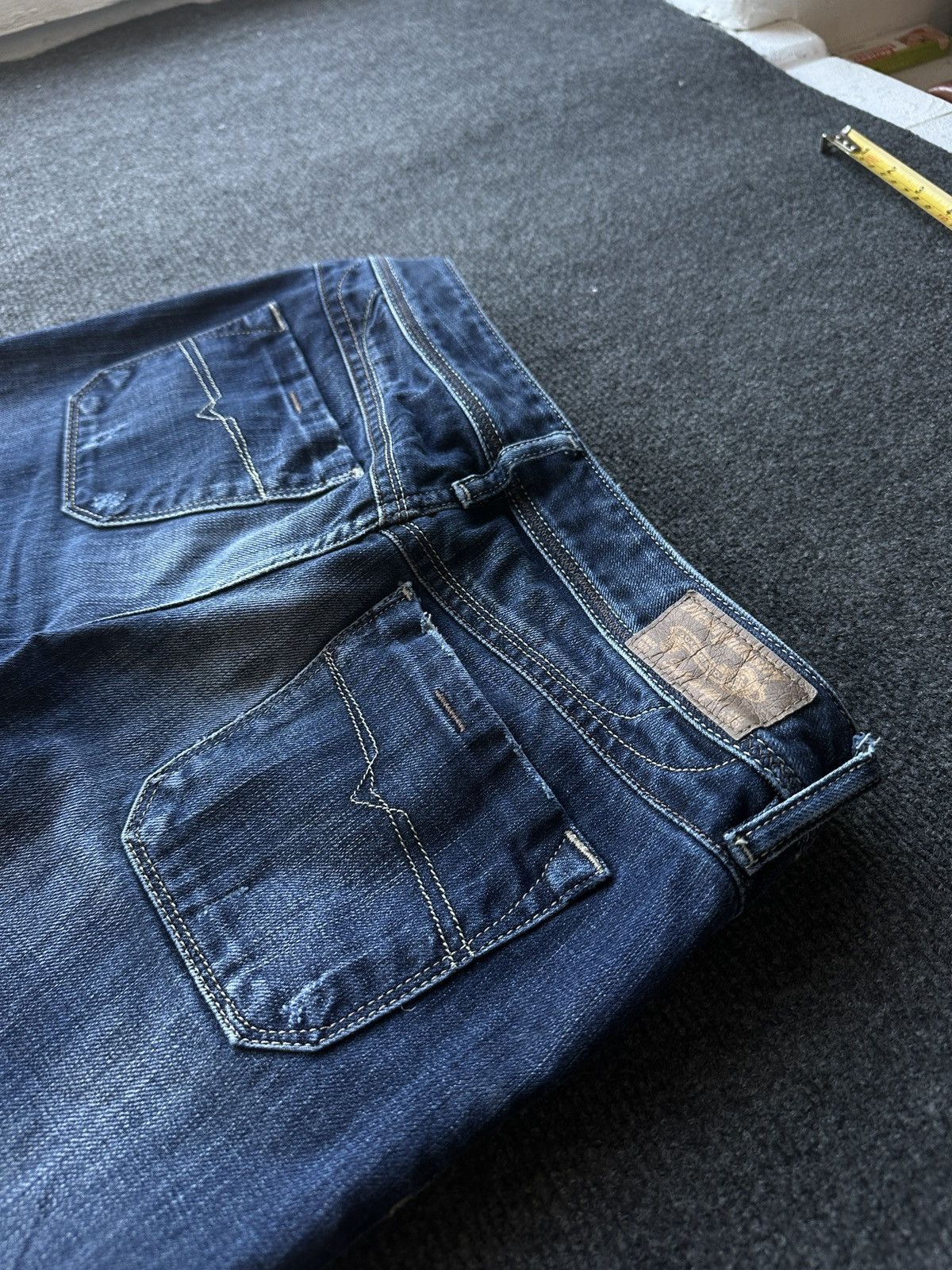 Diesel OPIUM 🚨 DIESEL WMN DENIM JEANS AVANT GARDE Y2K IFSIXWASNINE Size 26" / US 2 / IT 38 - 10 Thumbnail