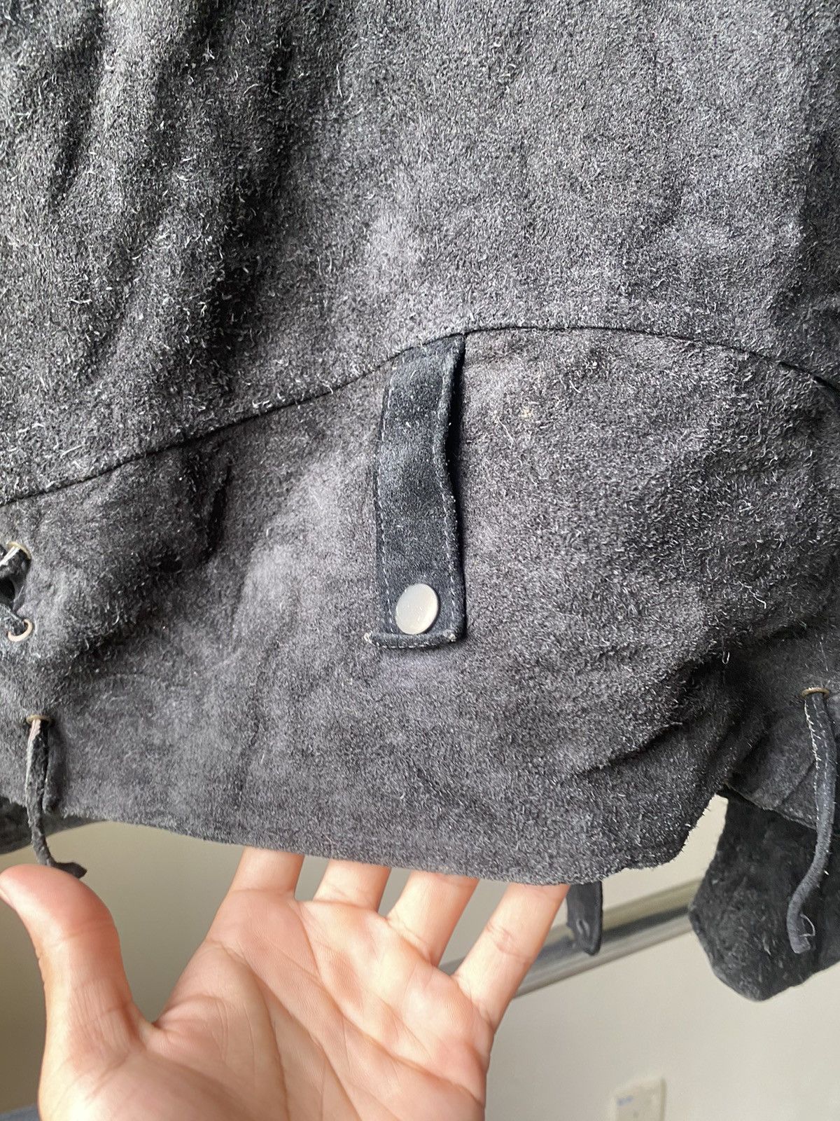 Yasuyuki Ishii VINTAGE RUDIES JAPAN BIKER LEATHER COWHIDE 90s LGB PUNK Size US M / EU 48-50 / 2 - 18 Thumbnail