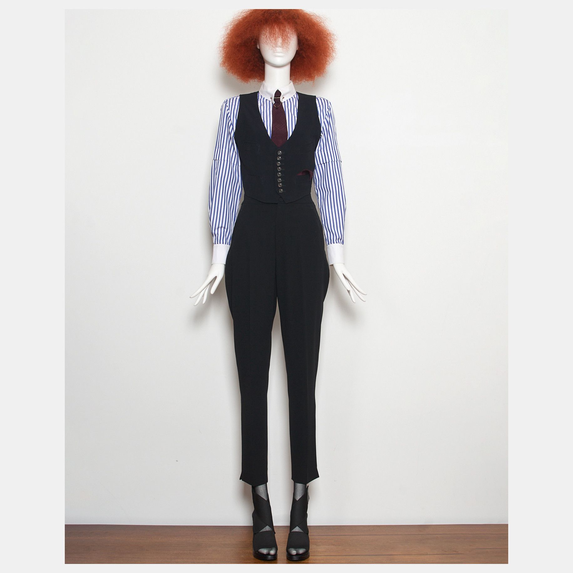 Jean Paul Gaultier 1997 archive runway JEAN PAUL GAULTIER trompe-l'oeil top Size S / US 4 / IT 40 - 1 Thumbnail