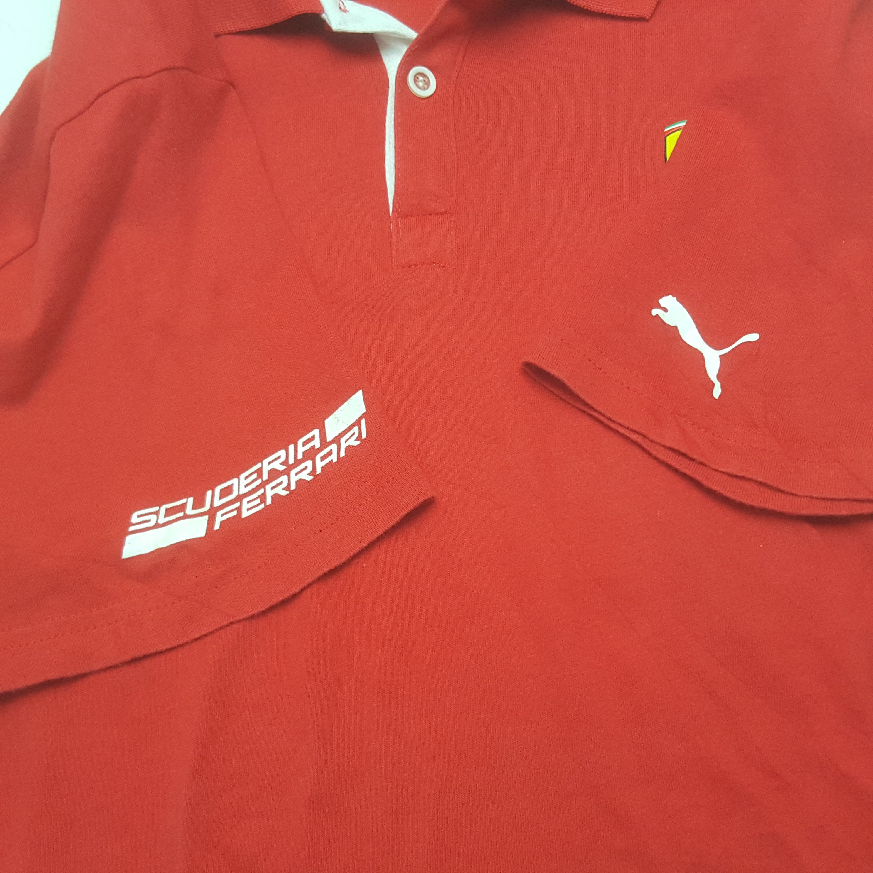 Puma Vintage Puma Scuderia Ferrari Polos Shirt Size US M / EU 48-50 / 2 - 5 Thumbnail