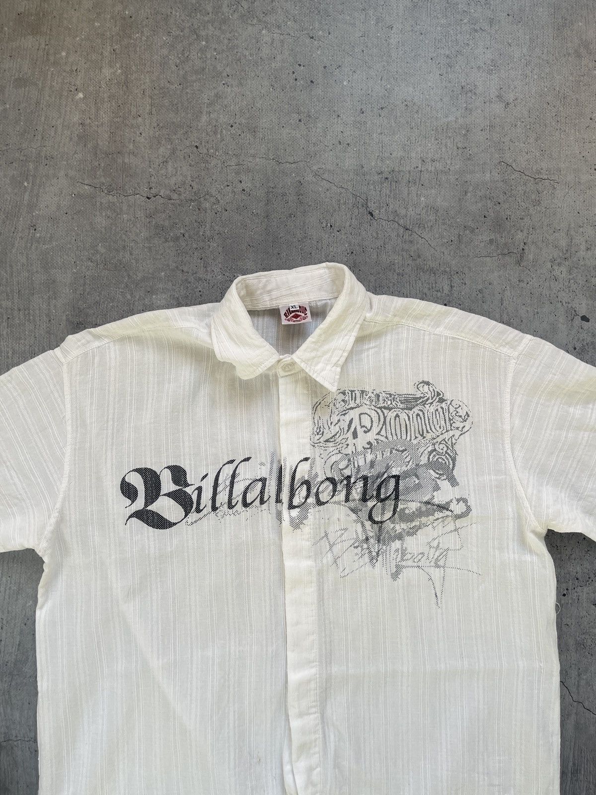 Billabong × Vintage Vintage Billabong Shirt Big Logo Y2K Japanese 90s Surf Size US XL / EU 56 / 4 - 3 Thumbnail
