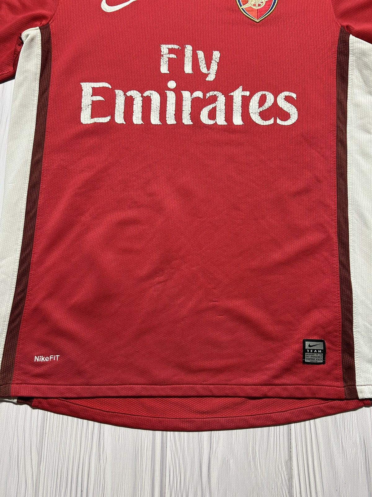 Nike ARSENAL 2008 2010 HOME FOOTBALL SHIRT Nike Jersey Size US S / EU 44-46 / 1 - 4 Thumbnail