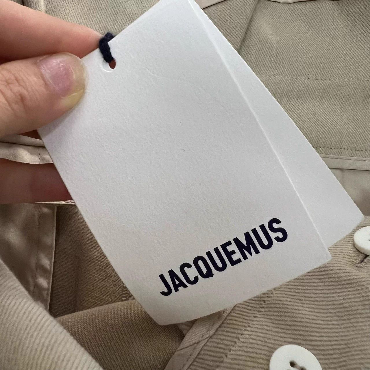 Jacquemus JACQUEMUS high-waisted khaki pants 50 new with tags Size 36" / US 14 / IT 50 - 4 Thumbnail