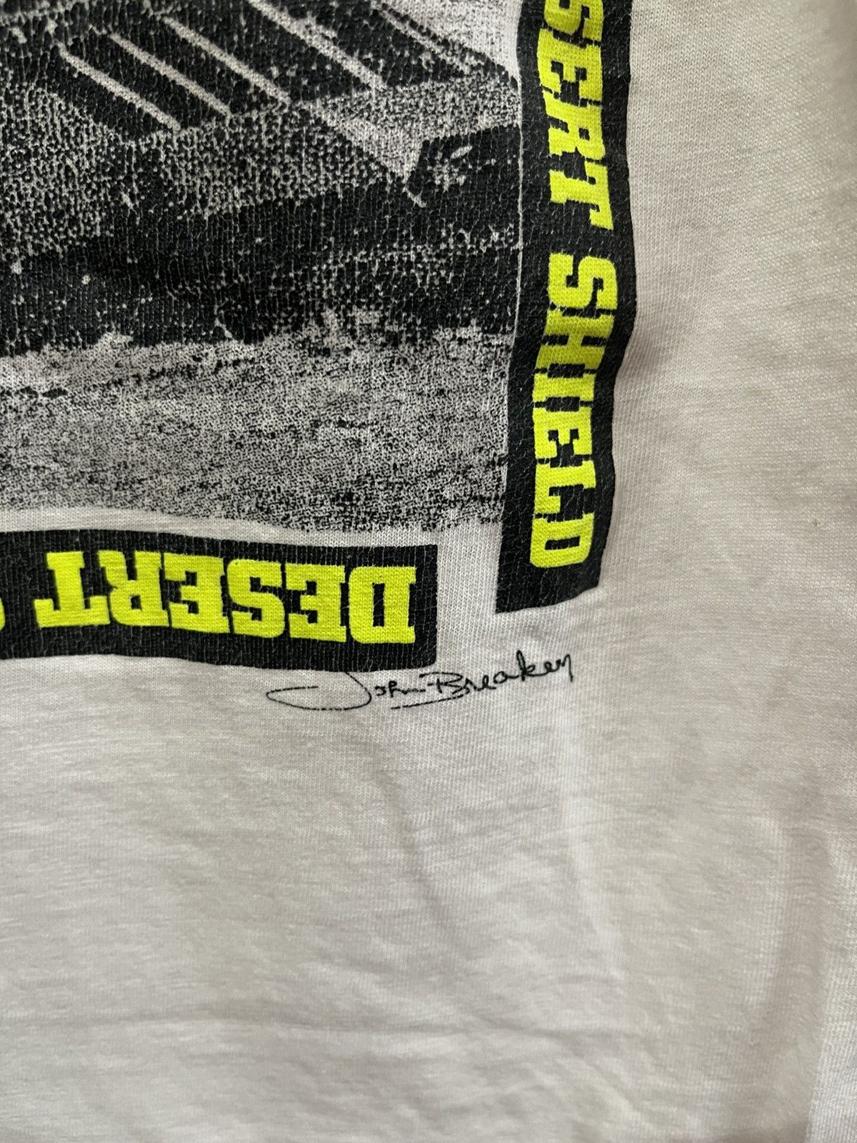 Vintage Vintage 90's Operation Desert Shield Very Rare🔥🔥🔥 Size US L / EU 52-54 / 3 - 8 Thumbnail