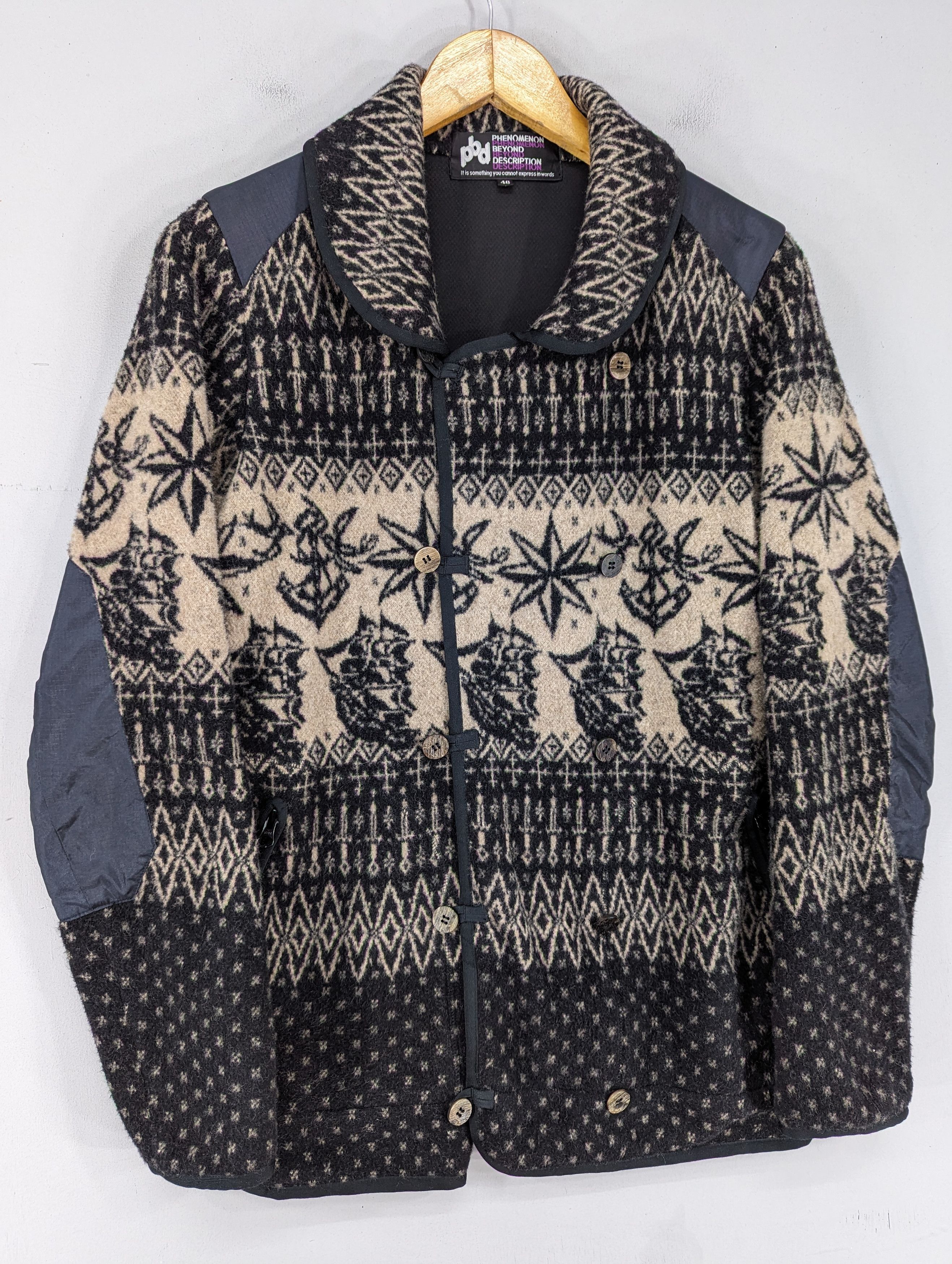 PHENOMENON Phenomenon Beyond Description Wool Button Jacket Size US S / EU 44-46 / 1 - 3 Thumbnail