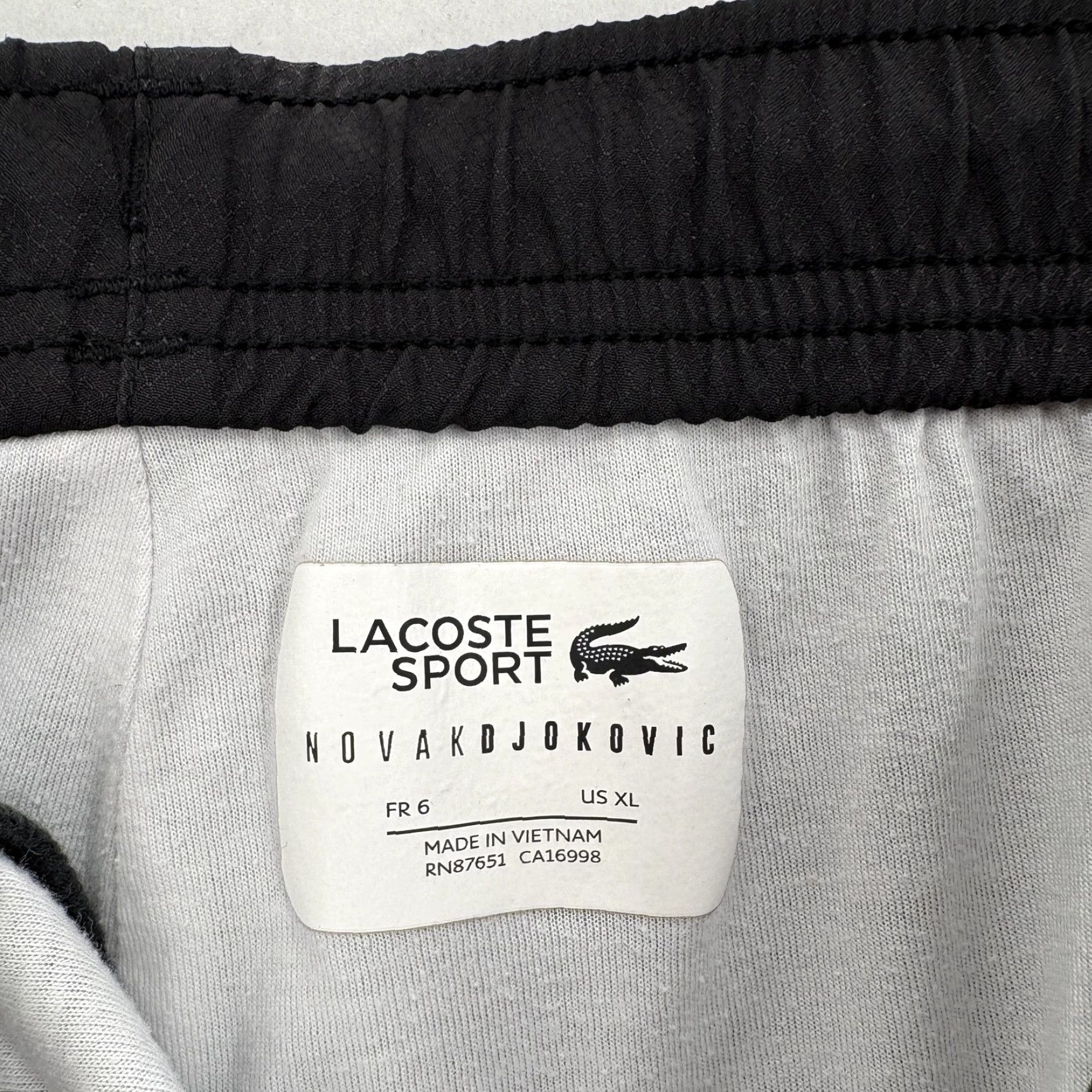 Lacoste Lacoste Sport Pants Mens XL Black Novak Djokovic Tennis Track Joggers Warmup Size US 36 / EU 52 - 4 Thumbnail