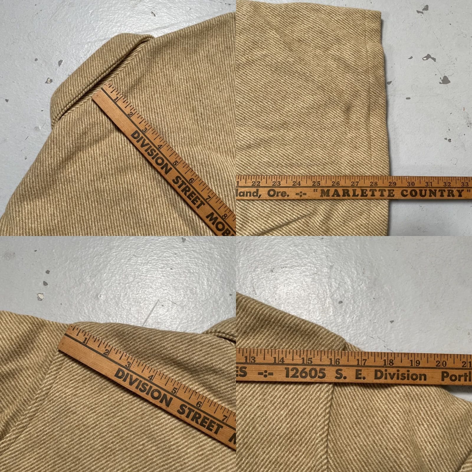 Vintage VINTAGE Woolrich Cape/Cap Wool Shirt-Jacket Outdoor Hunt Made USA S NWT Shirt-Jacket Unisex Adults Wool Tan 70s Hunting Workwear Mens Womens Size US S / EU 44-46 / 1 - 8 Thumbnail