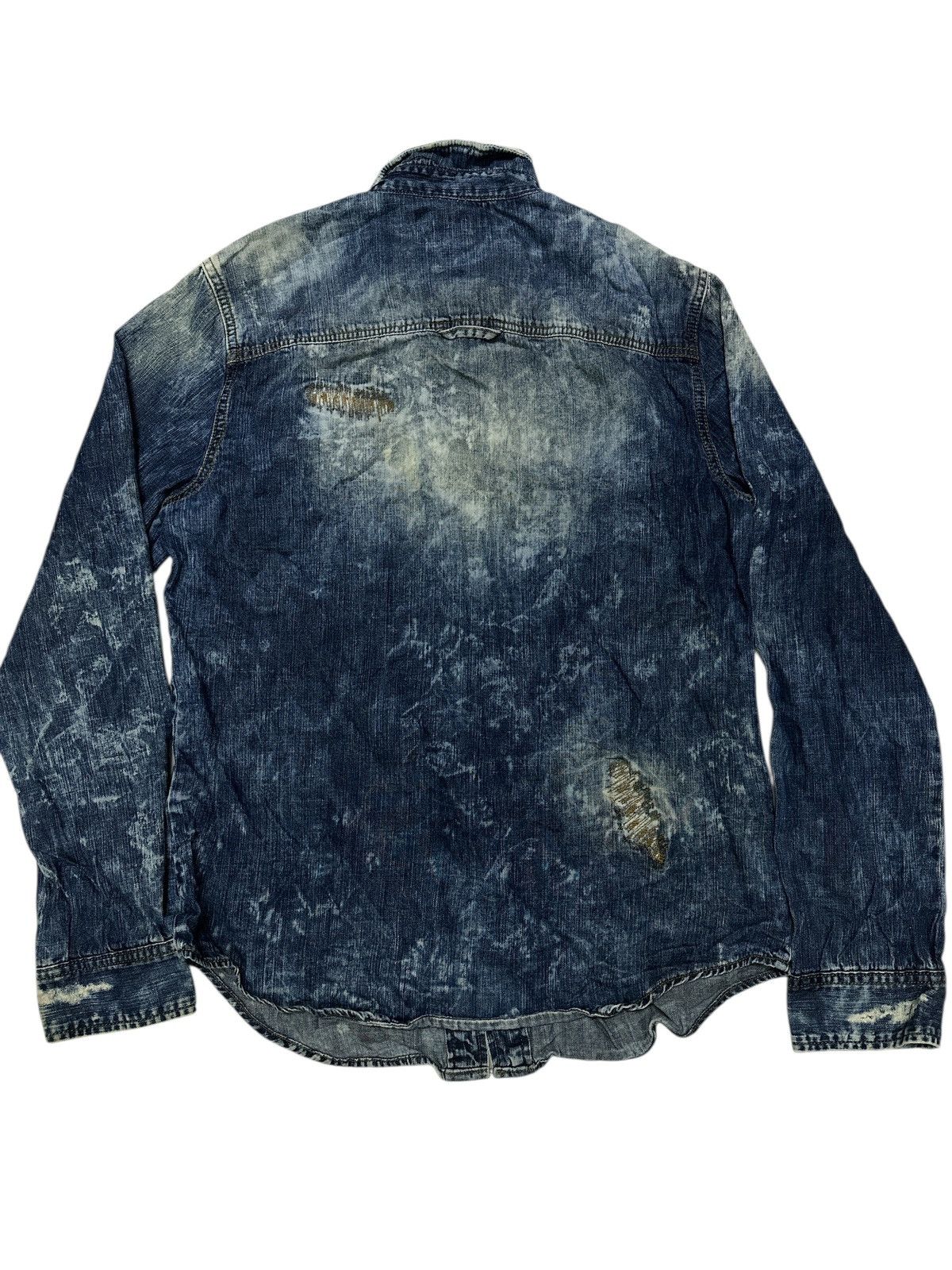 Kapital 00s Distress Style Buckaro Denim Patchwork. Size US L / EU 52-54 / 3 - 3 Thumbnail