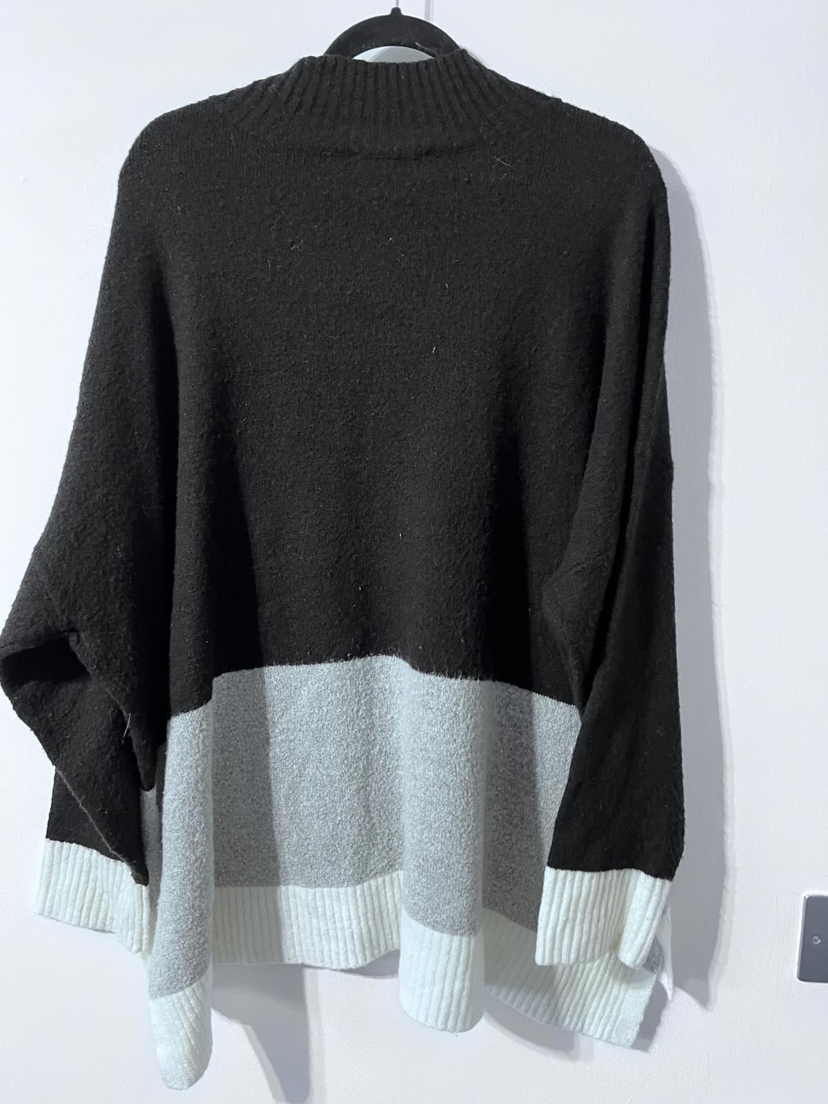 Other Oasis Colour Block Knit Jumper – Size XXXL (UK 22-24) Size XXL / US 16-18 / IT 52-54 - 5 Thumbnail