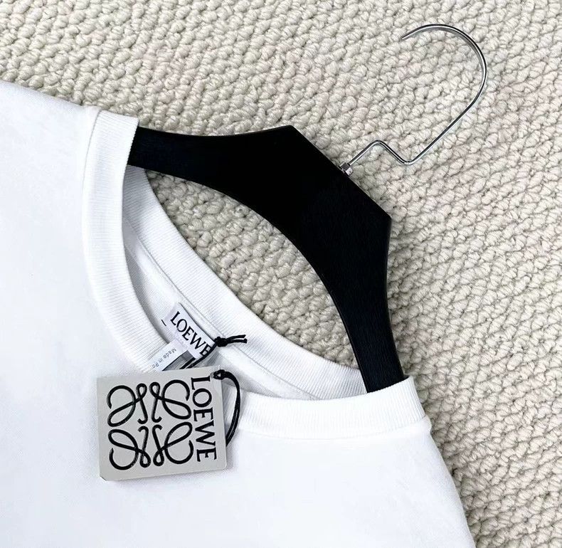 Loewe LOEWE White embroidered logo short sleeves Size US XS / EU 42 / 0 - 3 Thumbnail