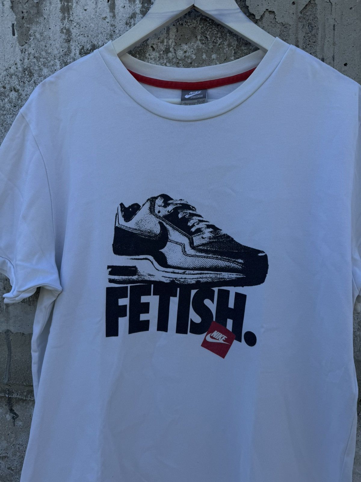 Nike × Vintage Y2K Nike Fetish Airmax vintage t-shirt tee sex porn tee Size US L / EU 52-54 / 3 - 5 Thumbnail