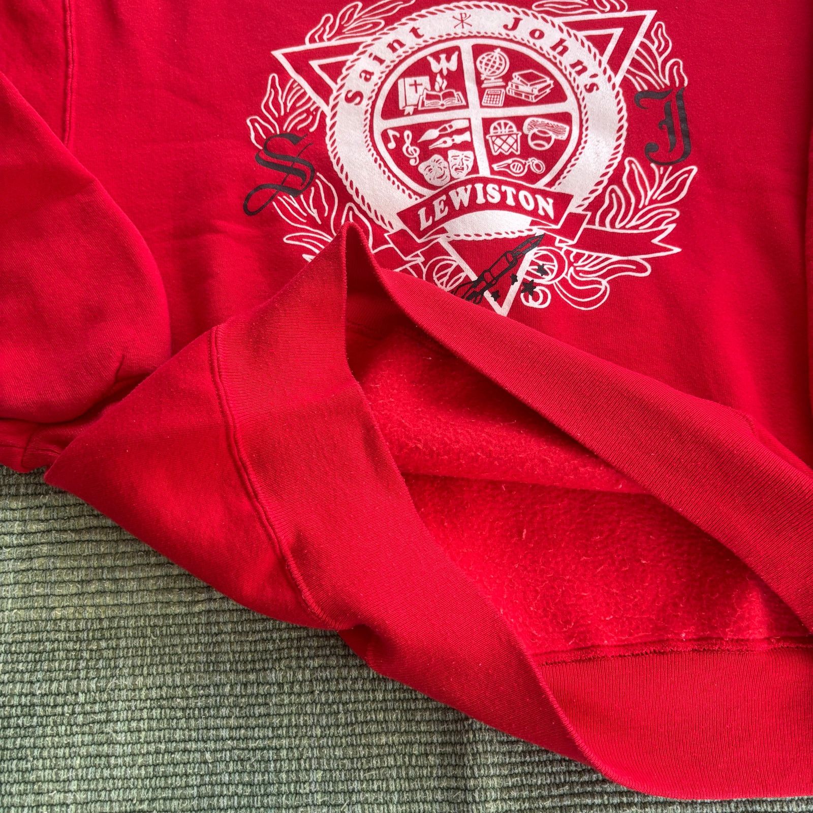 Russell Athletic × Vintage Vtg 90s Russell Athletic Saint Johns Lewiston Sweatshirt L Size US L / EU 52-54 / 3 - 7 Thumbnail