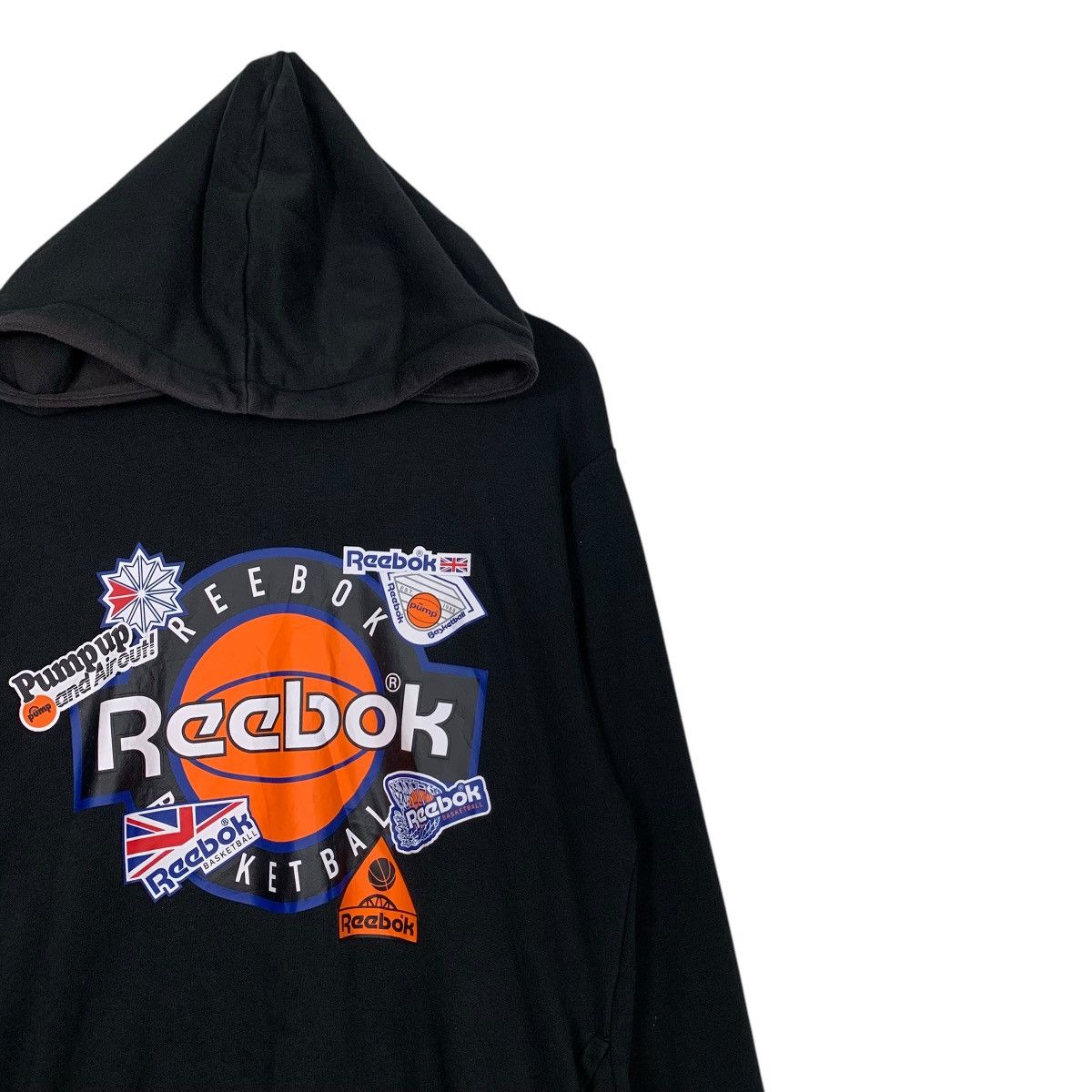 Reebok REEBOK Big Logo Graphics Pullover Hoodies #1985-C86 Size US L / EU 52-54 / 3 - 5 Thumbnail