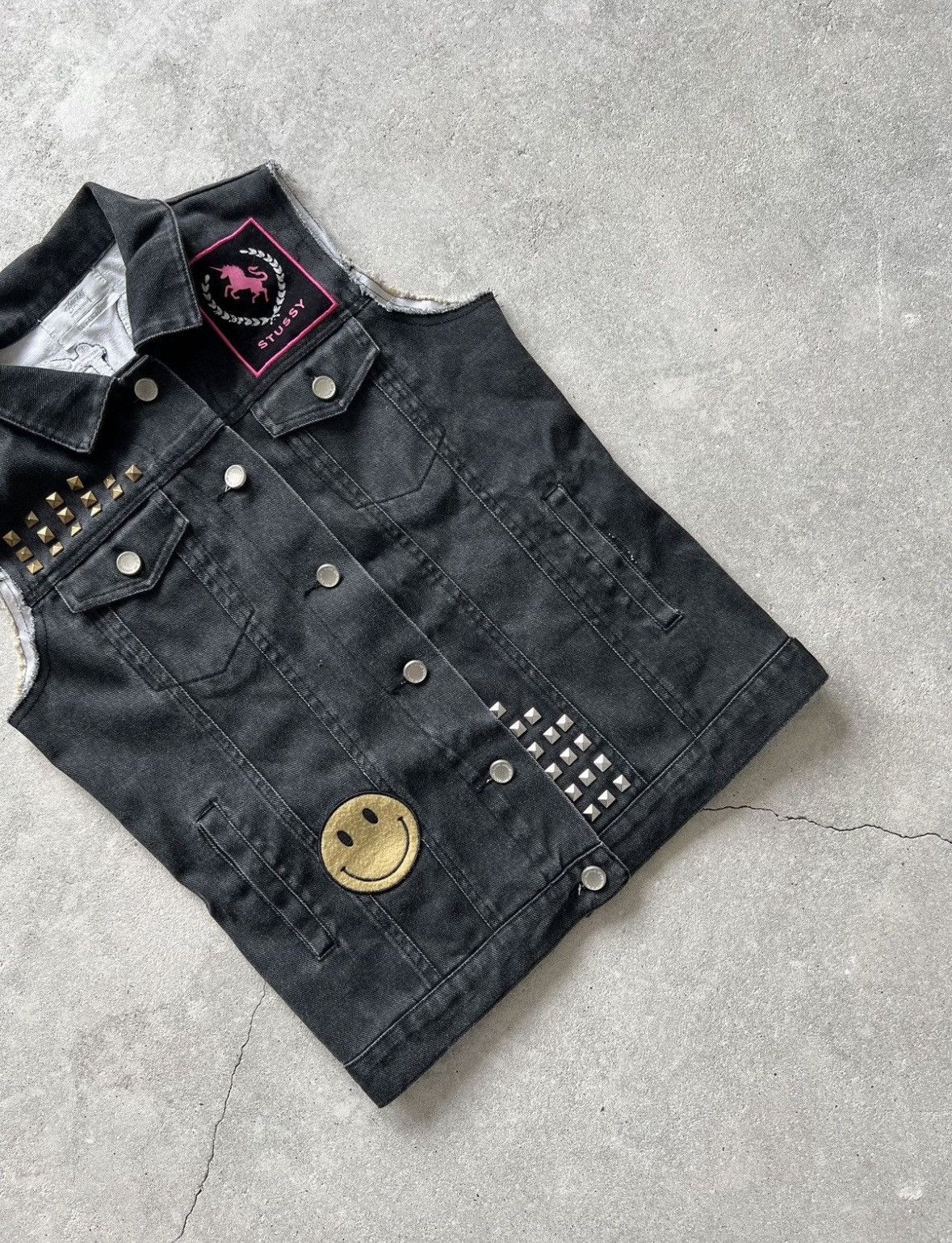 Stussy Vintage Stussy Patch Vest Size S / US 4 / IT 40 - 6 Thumbnail