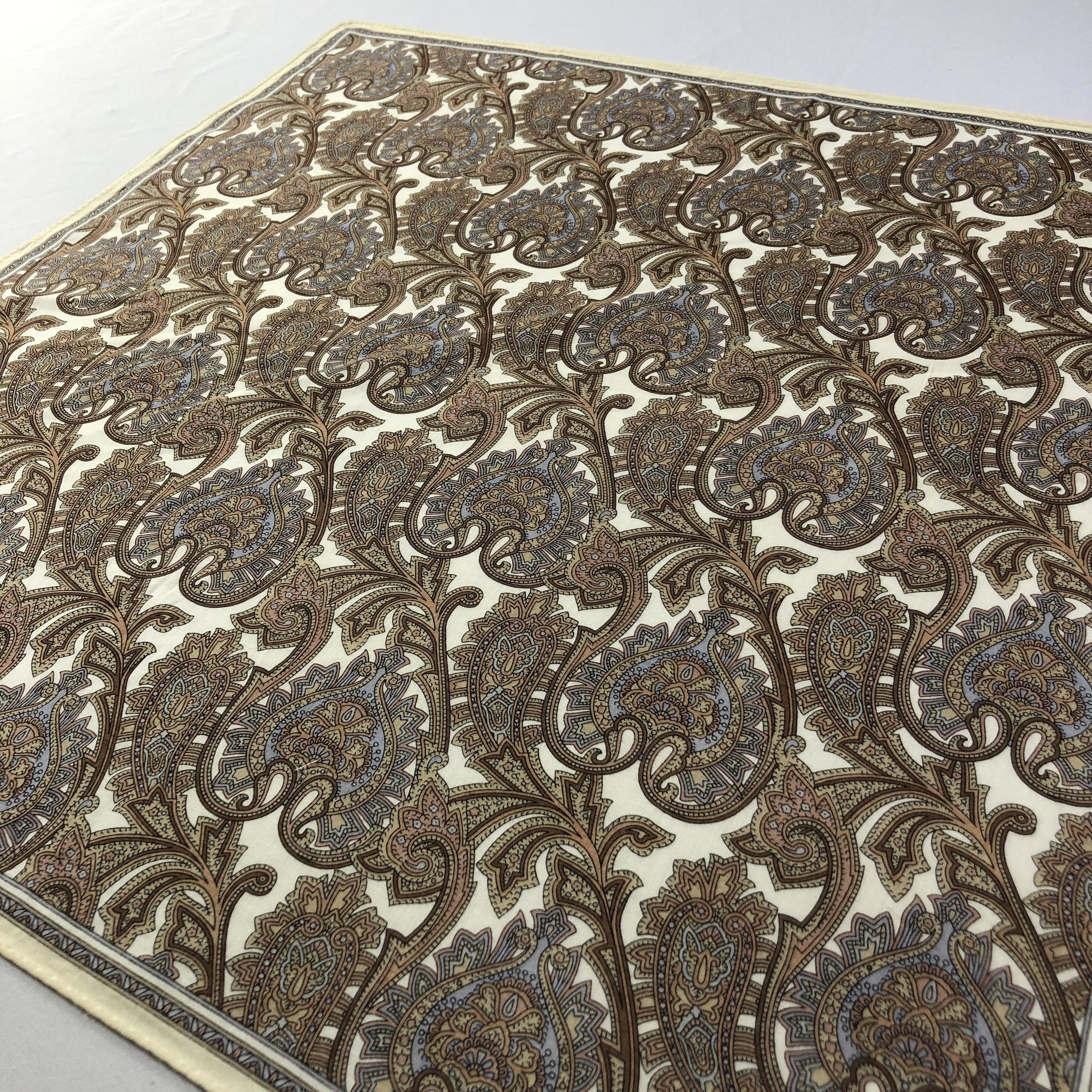 Vintage × Yves Saint Laurent YSL Paisley Handkerchief Neckerchief Bandana H1650 Size ONE SIZE - 1 Thumbnail