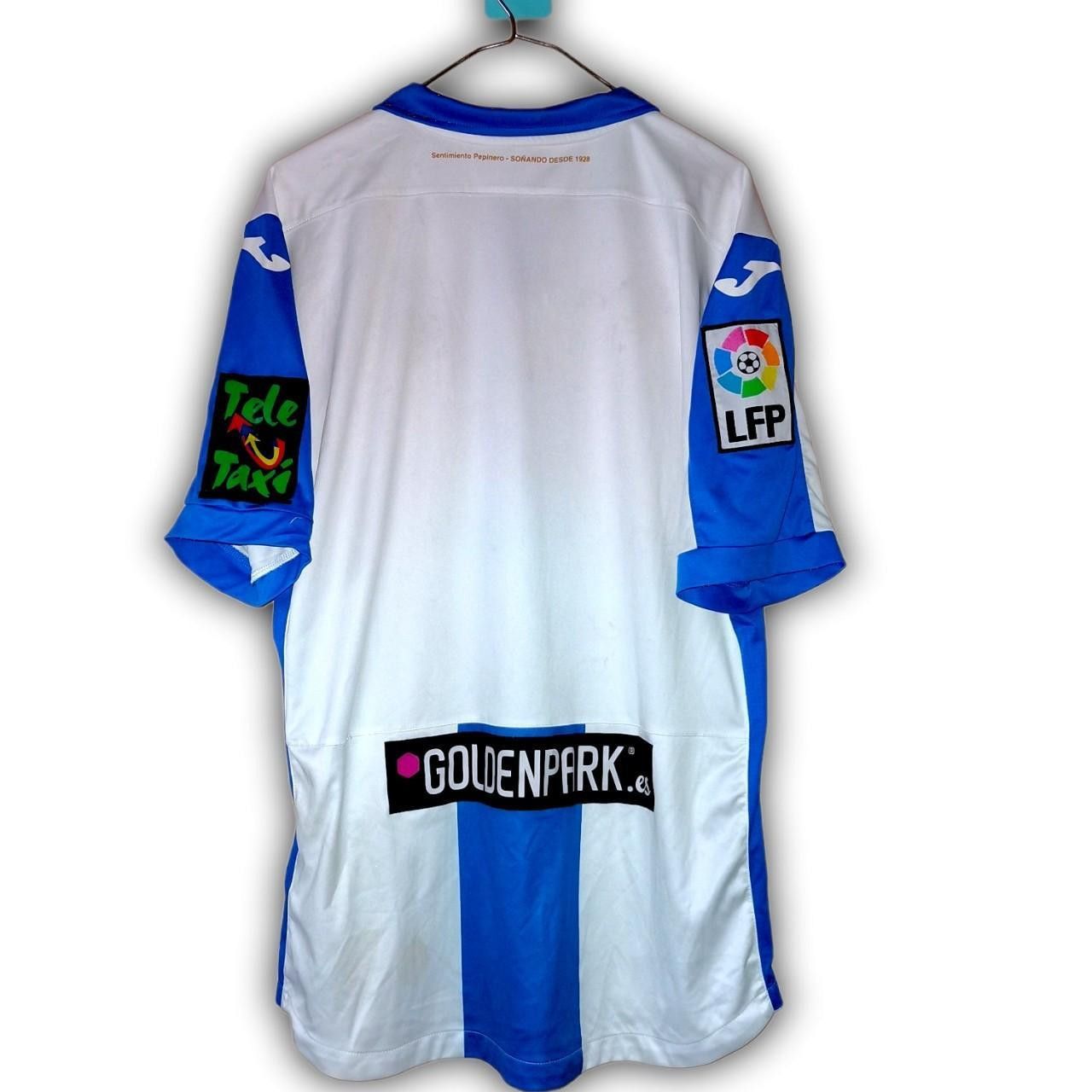Joma Deportivo Leganes Spain 2016 2017 Home Shirt Jersey Size US L / EU 52-54 / 3 - 3 Thumbnail