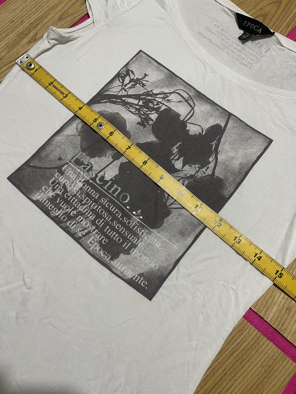 If Six Was Nine Y2K EPOCA short sleeve tshirt women Size M / US 6-8 / IT 42-44 - 9 Thumbnail