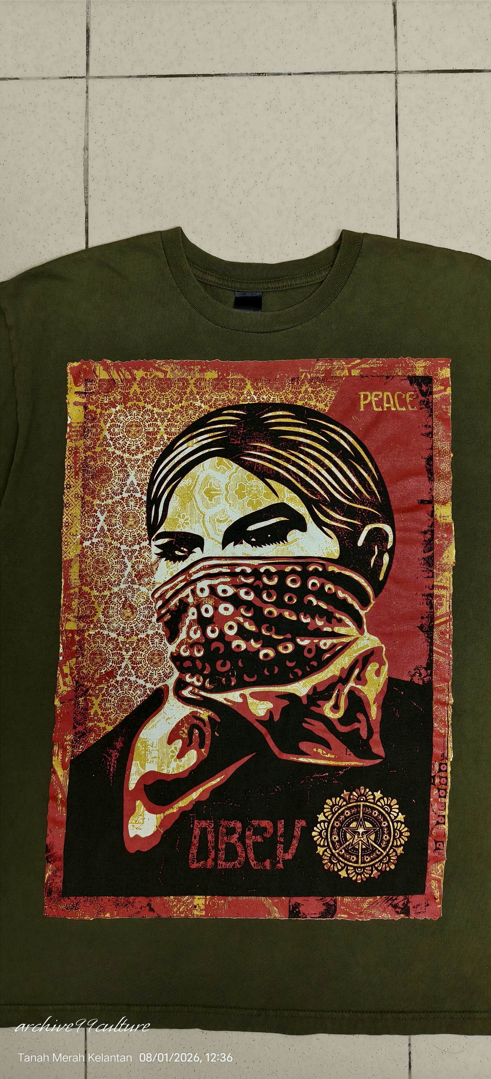 Obey × Shepard Fairey Vintage 2005 Obey Shepard Fairey Zapatista tee Size US L / EU 52-54 / 3 - 7 Thumbnail