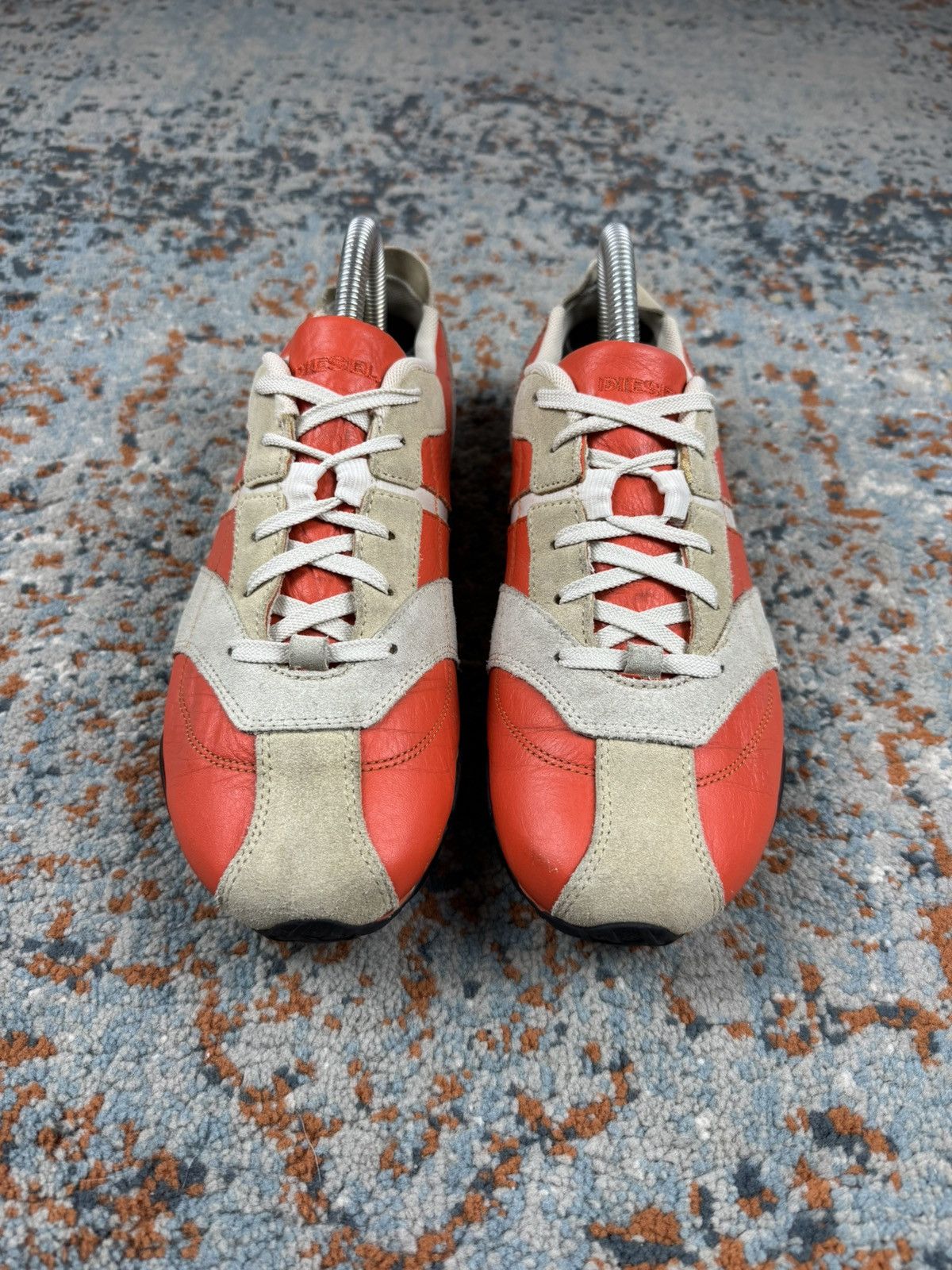 Diesel × Vintage Vintage 2000s Diesel low profile leather suede sneakers Size US 8 / IT 38 - 4 Thumbnail