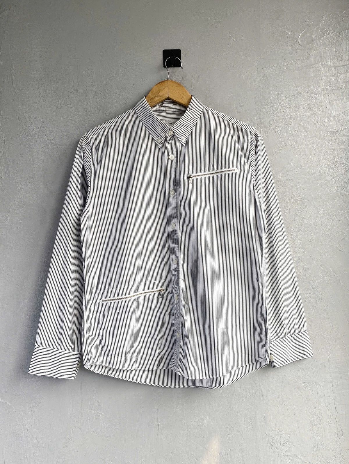 Visvim Visvim Cubism Striped Shirt Size US S / EU 44-46 / 1 - 4 Thumbnail