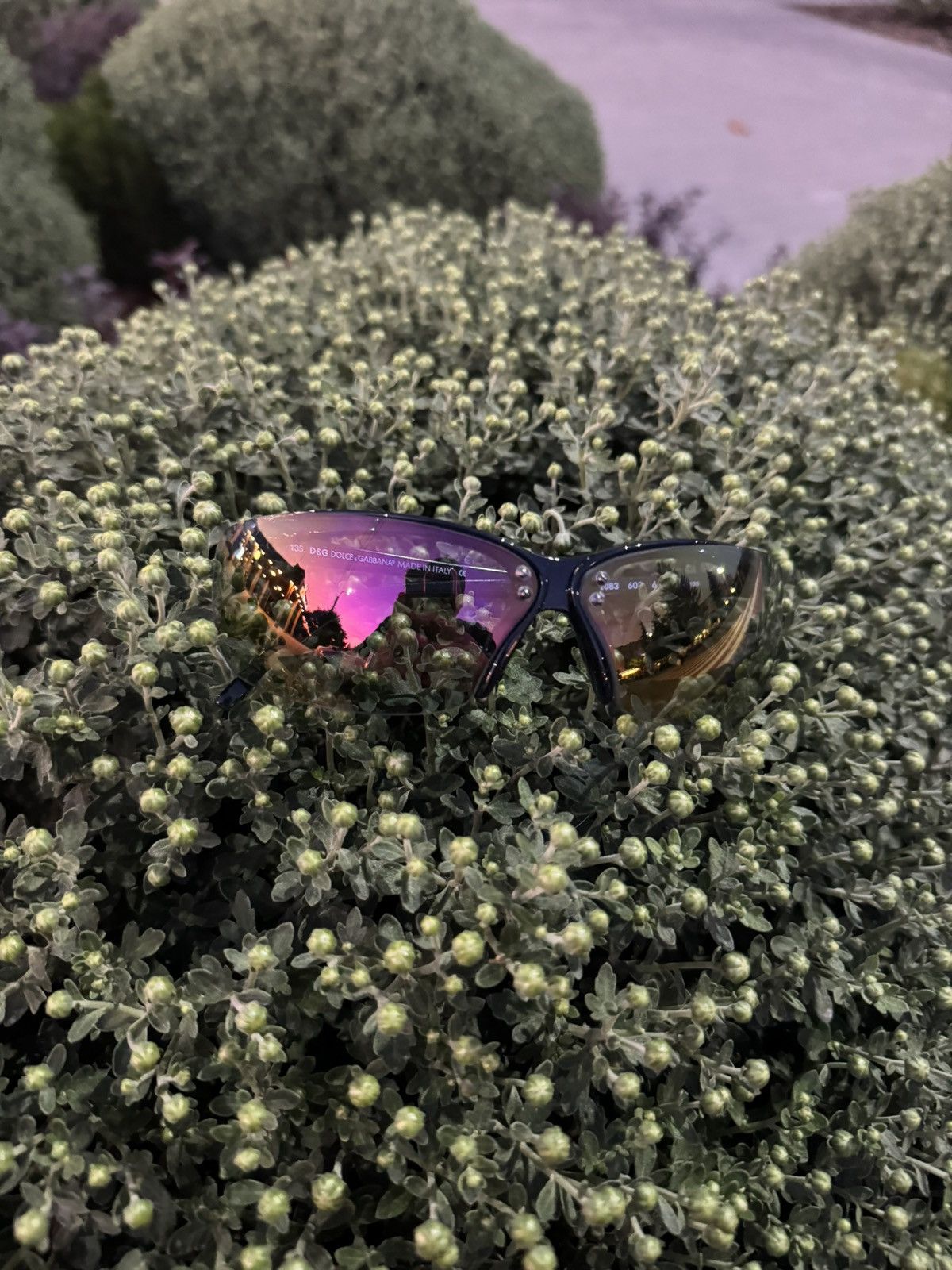 Designer × Dolce & Gabbana × Vintage Vintage Y2K Dolce & Gabbana Sport Oakley Style Sunglasses Size ONE SIZE - 1 Thumbnail