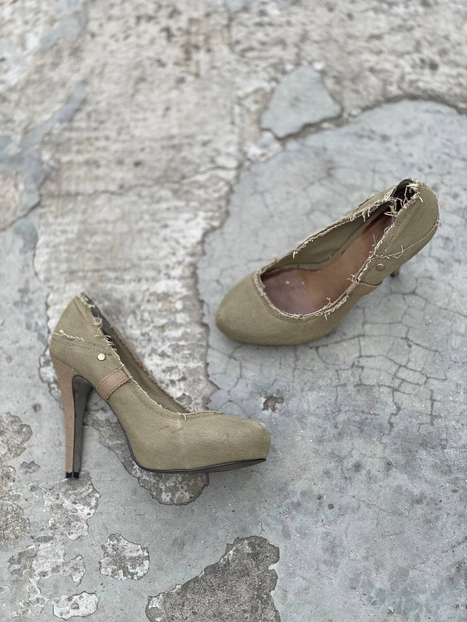 Sahara Club Vintage Women’s SAH Shoes Heels Avantgarde Y2K 00s Grunge Size US 8 / IT 38 - 2 Thumbnail