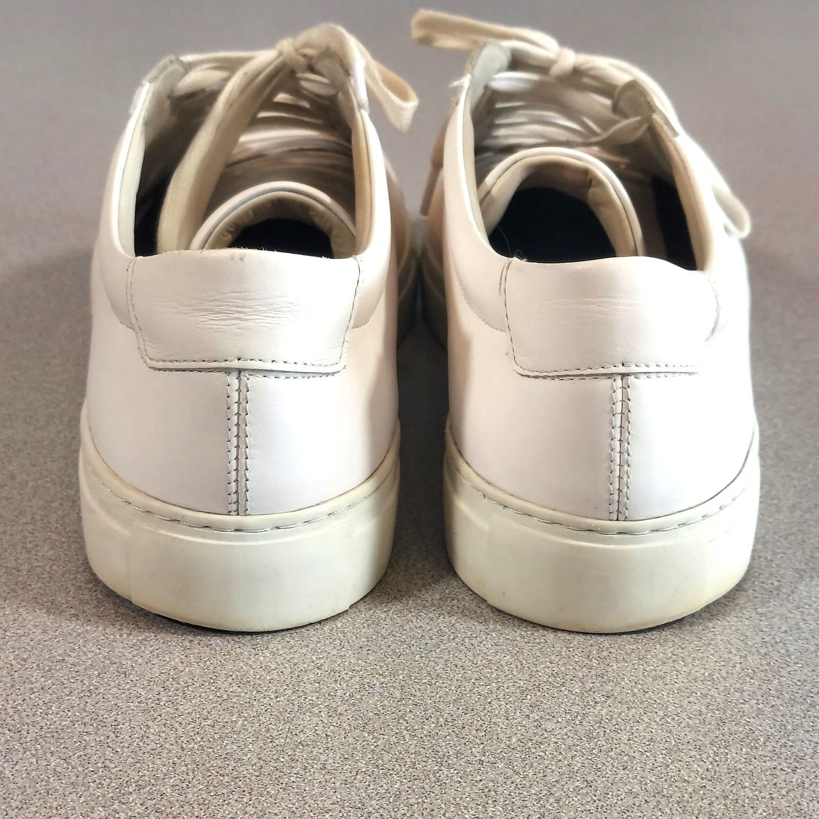 TAFT Taft Shoes Mens US Size 9 (EU 42) White Leather Sneakers Size US 9 / EU 42 - 6 Thumbnail