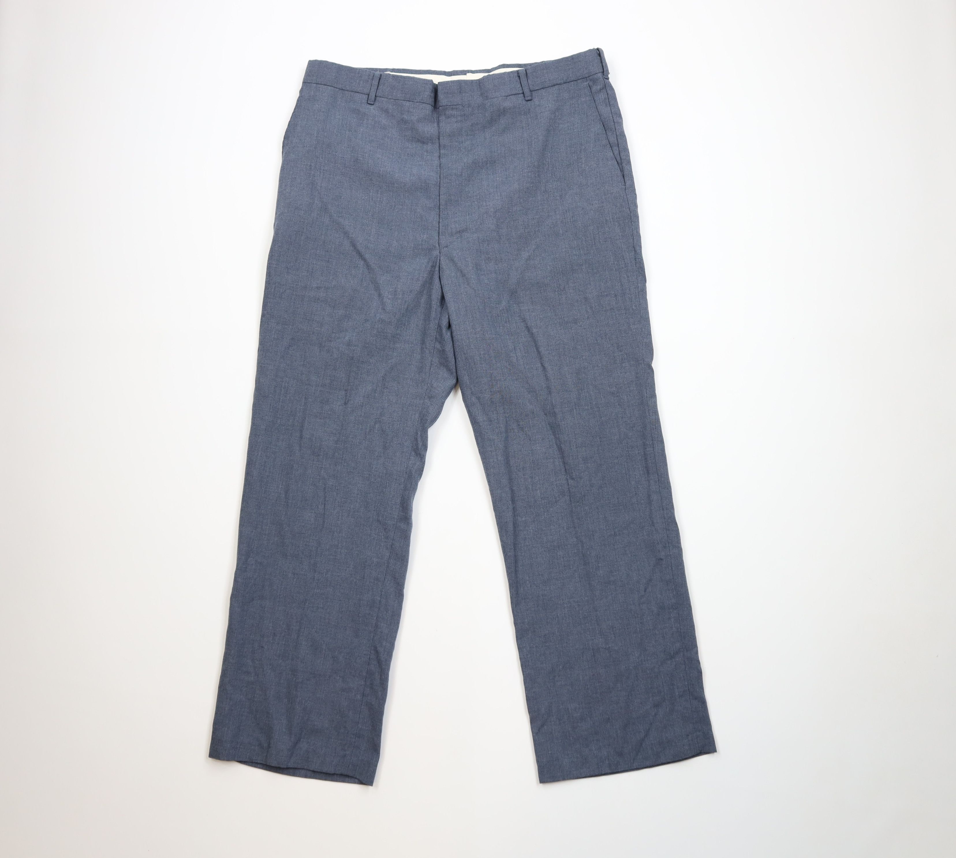 Vintage Vintage 70s Streetwear Knit Flared Wide Leg Chino Pants USA Size US 36 / EU 52 - 1 Thumbnail