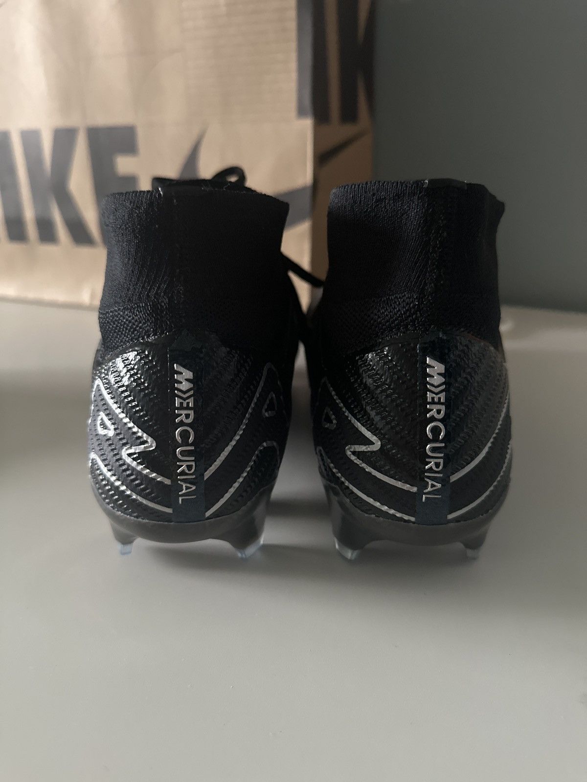 Nike Nike Mercurial Superfly 9 FG Black & Blue Size US 8 / EU 41 - 6 Thumbnail