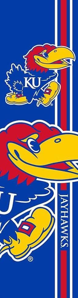 Designer Kansas Jayhawks Door Banner NCAA Size ONE SIZE - 1 Thumbnail