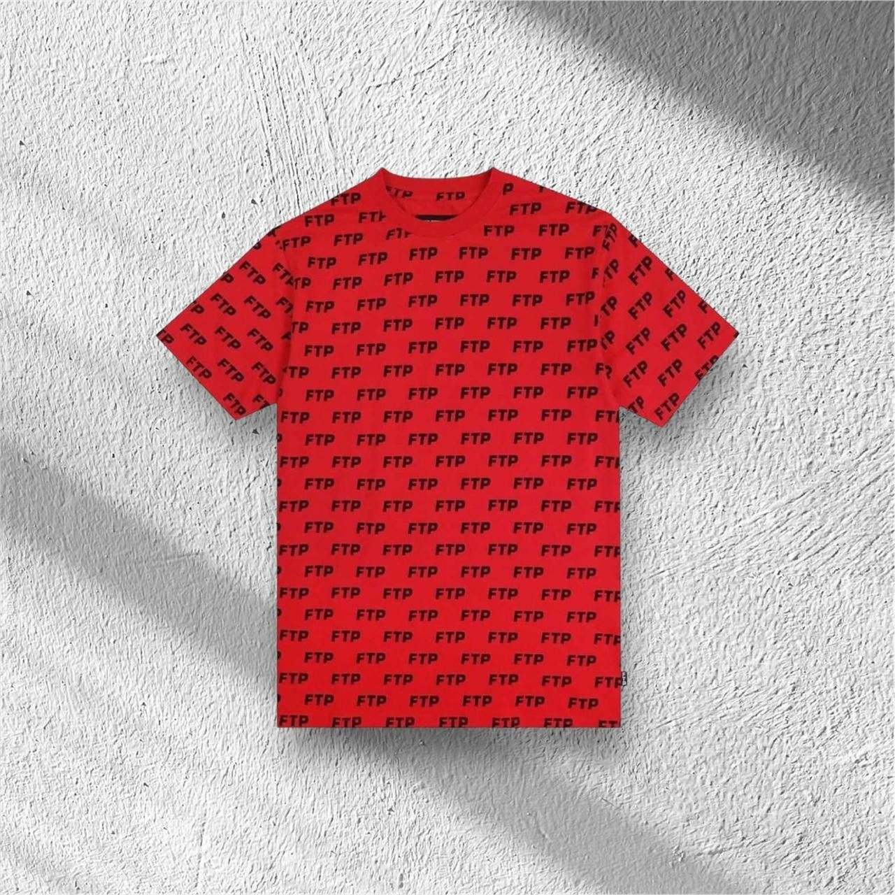 Fuck The Population Ftp Allover Logo Tee Size US L / EU 52-54 / 3 - 1 Preview