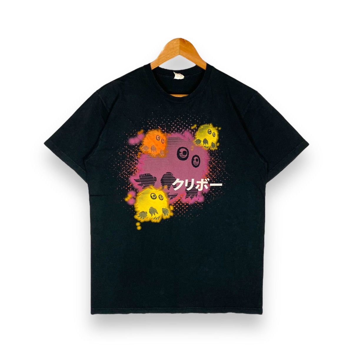 image of Cartoon Network x Vintage 1996 Yugioh Winged Goomba Kuriboh Anime Tee in Black, Men's (Size Large)