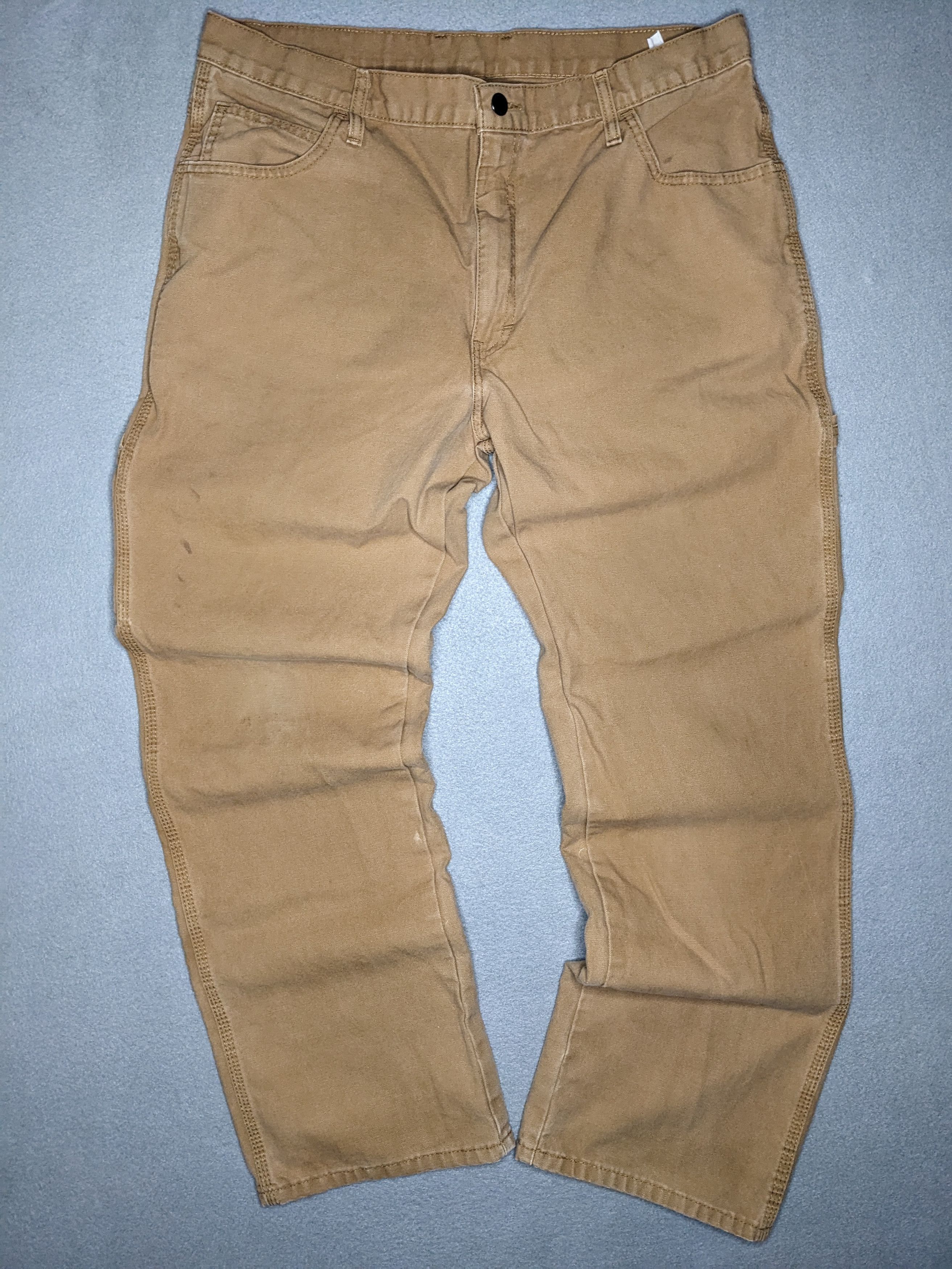 Dickies Dickies Carpenter Pants 35x30 Canvas Distressed Baggy Faded Size US 35 - 2 Thumbnail