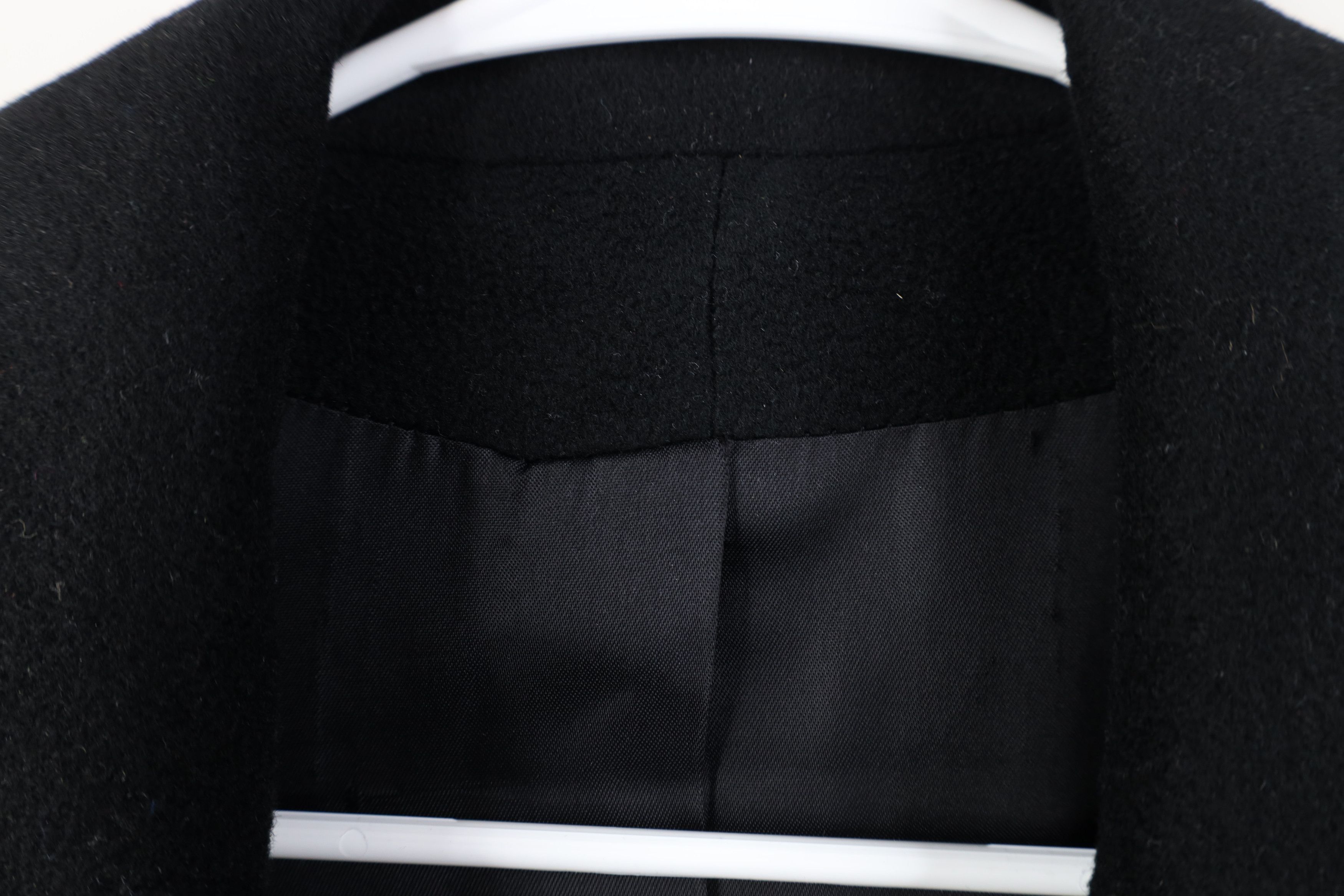Vintage Vintage 70s Streetwear Belted Trench Coat Jacket Black USA Size L / US 10 / IT 46 - 9 Thumbnail