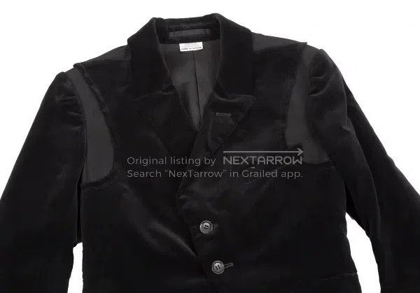 Comme des Garcons Comme Des Garcons Black Vintage Velvet Patchwork Top Size S / US 4 / IT 40 - 5 Thumbnail