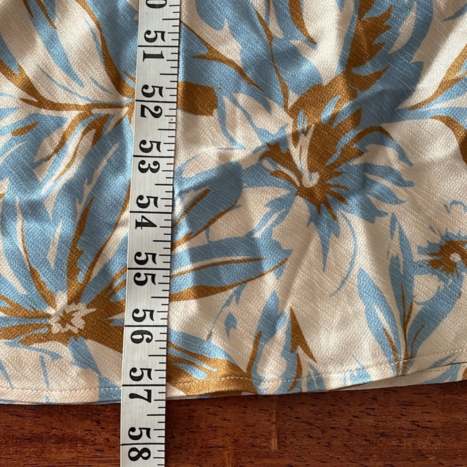 BEC + BRIDGE Bec & Bridge Stella Maxi Dress Blue Beige Tropical Floral 6 Size M / US 6-8 / IT 42-44 - 12 Thumbnail