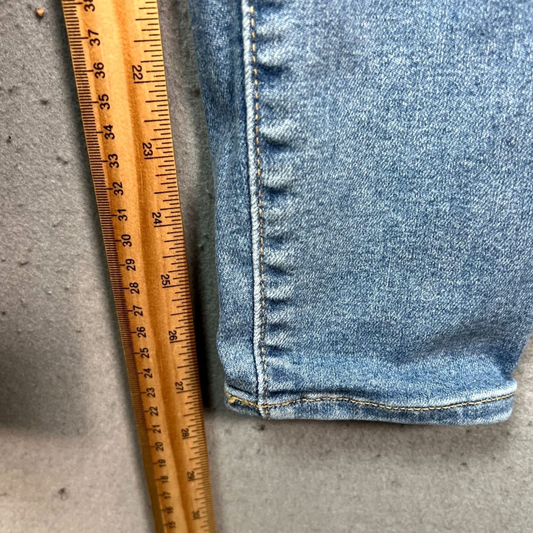 Everlane Everlane Womens Size 28 The Way High Skinny Jeans Organic Denim Blue Cotton Blend Denim Stretch 5-Pocket Womens Jeans Boys Womens 28? Size 28" / US 6 / IT 42 - 7 Thumbnail