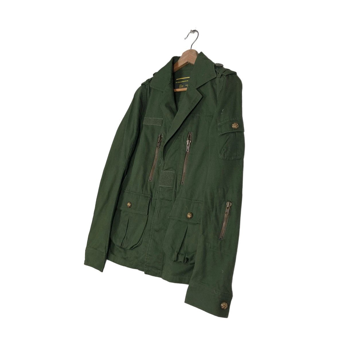 Hysteric Glamour 🔥VINTAGE BIKER MILITARY DESIGN JACKET SLY GLAMOUR JAPAN Size US S / EU 44-46 / 1 - 2 Thumbnail