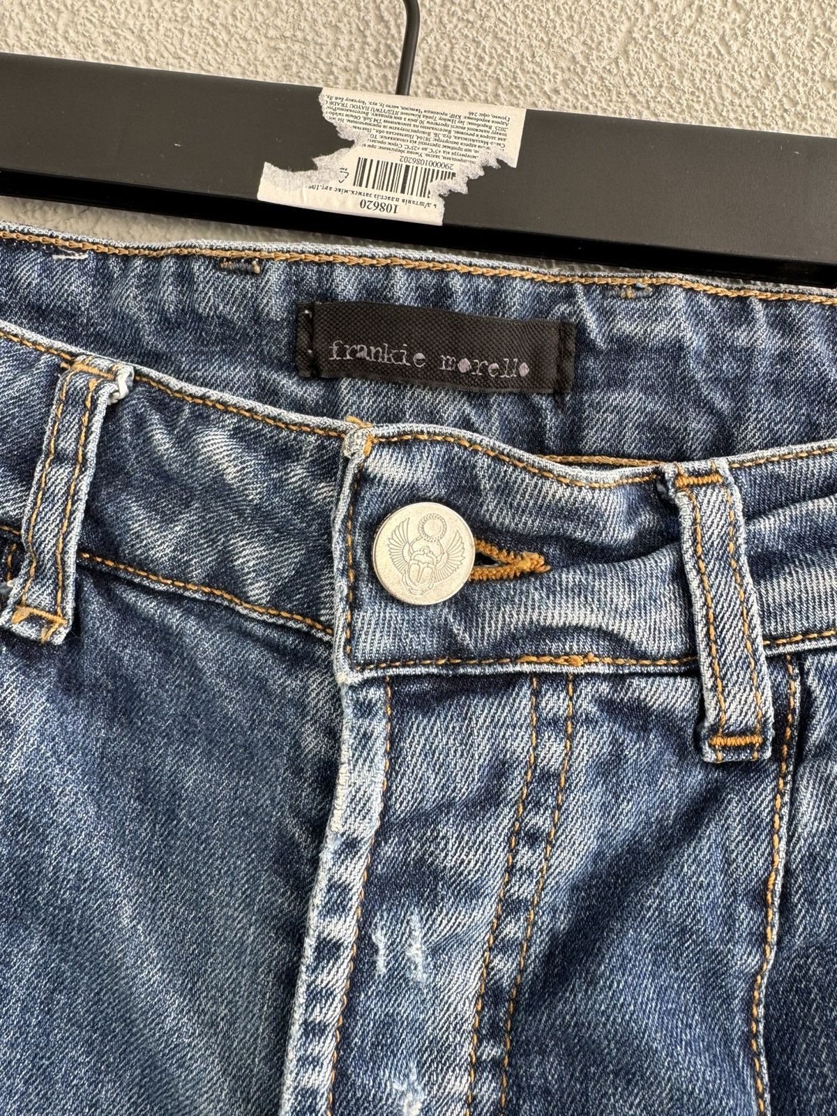 Frankie Morello Distressed Denim Shorts Blue Made in Italy