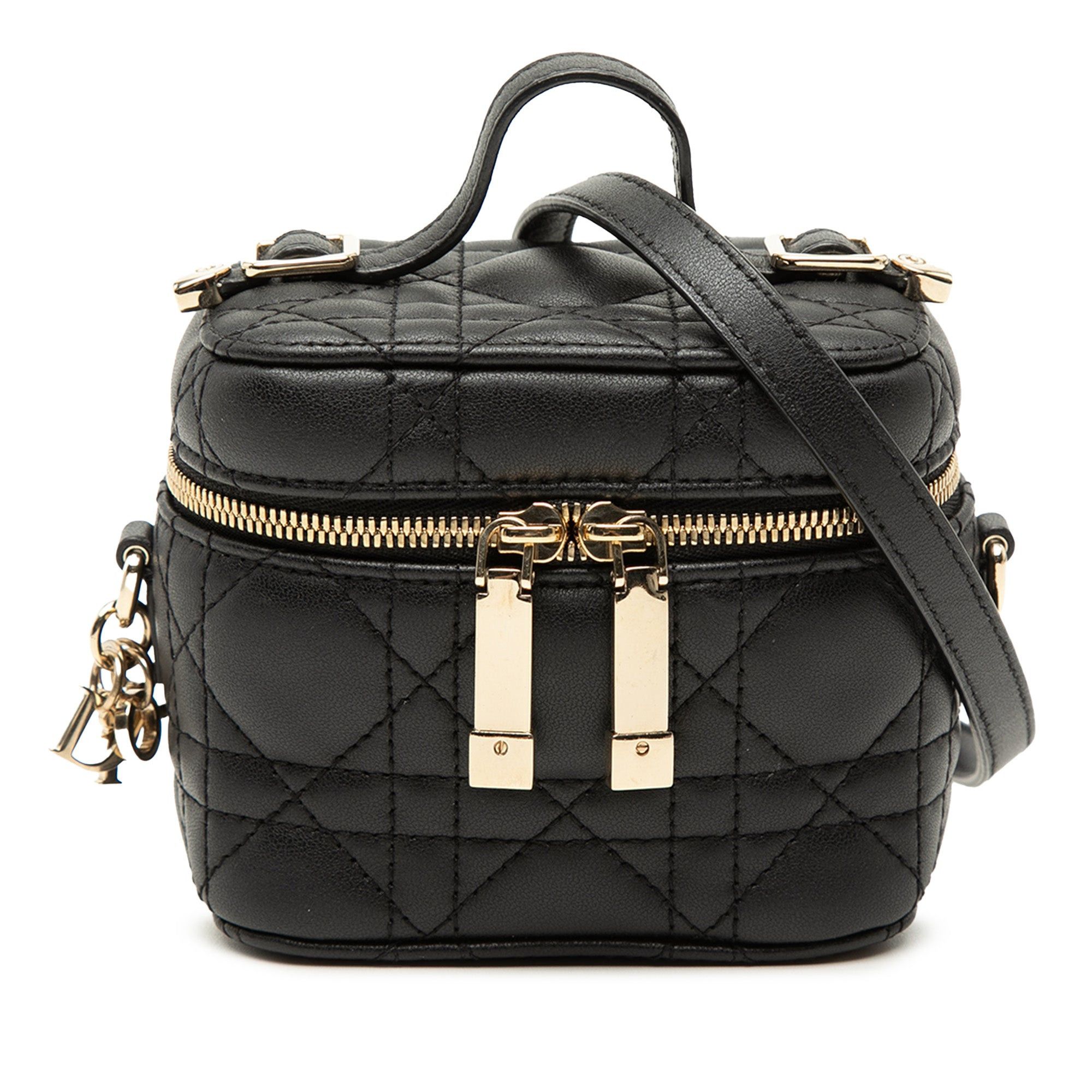 Dior Micro Lambskin Cannage Lady Dior Vanity Case Size ONE SIZE - 1 Thumbnail