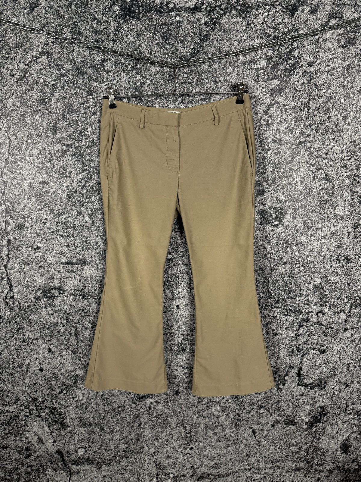 Brunello Cucinelli Brunello Cucinelli Straight Leg Cropped Trousers Italy Sz 44 Size 30" / US 8 / IT 44 - 1 Thumbnail
