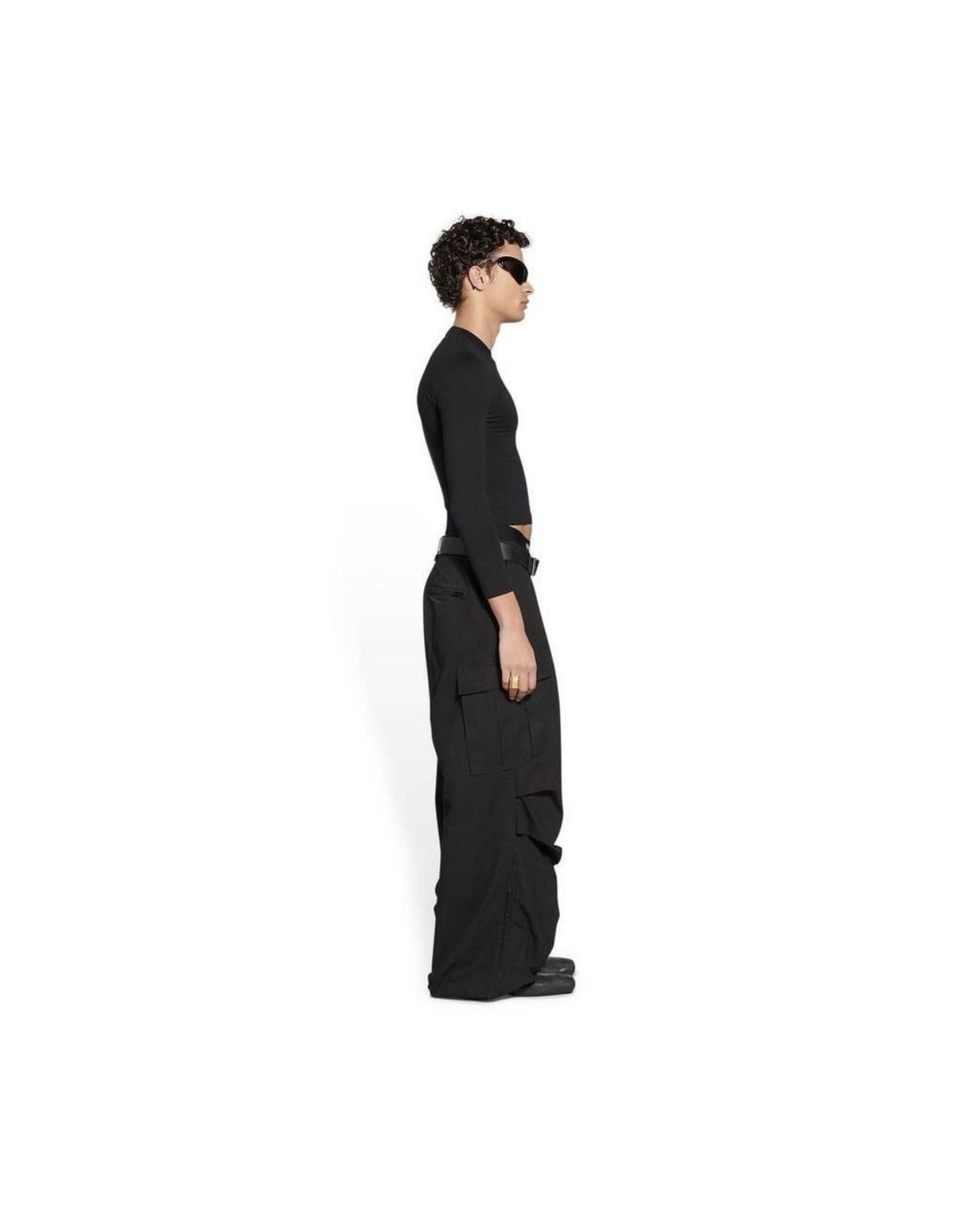 Balenciaga Balenciaga Lost Tape Pulled Cargo Pants Size US 34 / EU 50 - 4 Thumbnail